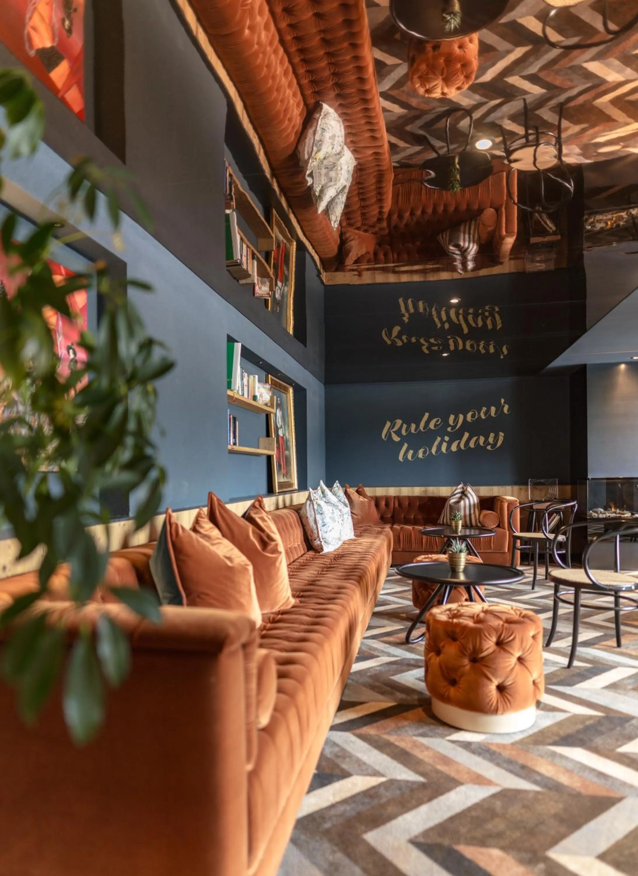 Lounge or bar in Appartements Erzherzog Johann