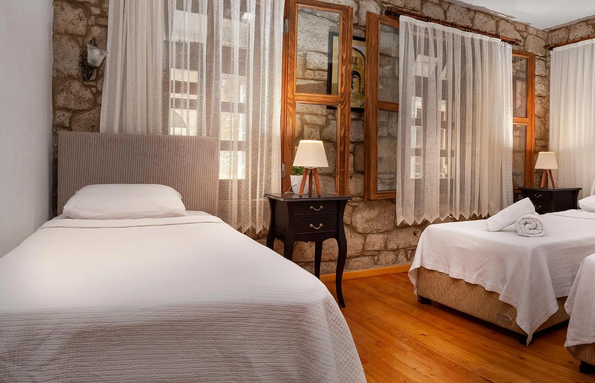 Bed in Flores Hotel Alaçatı