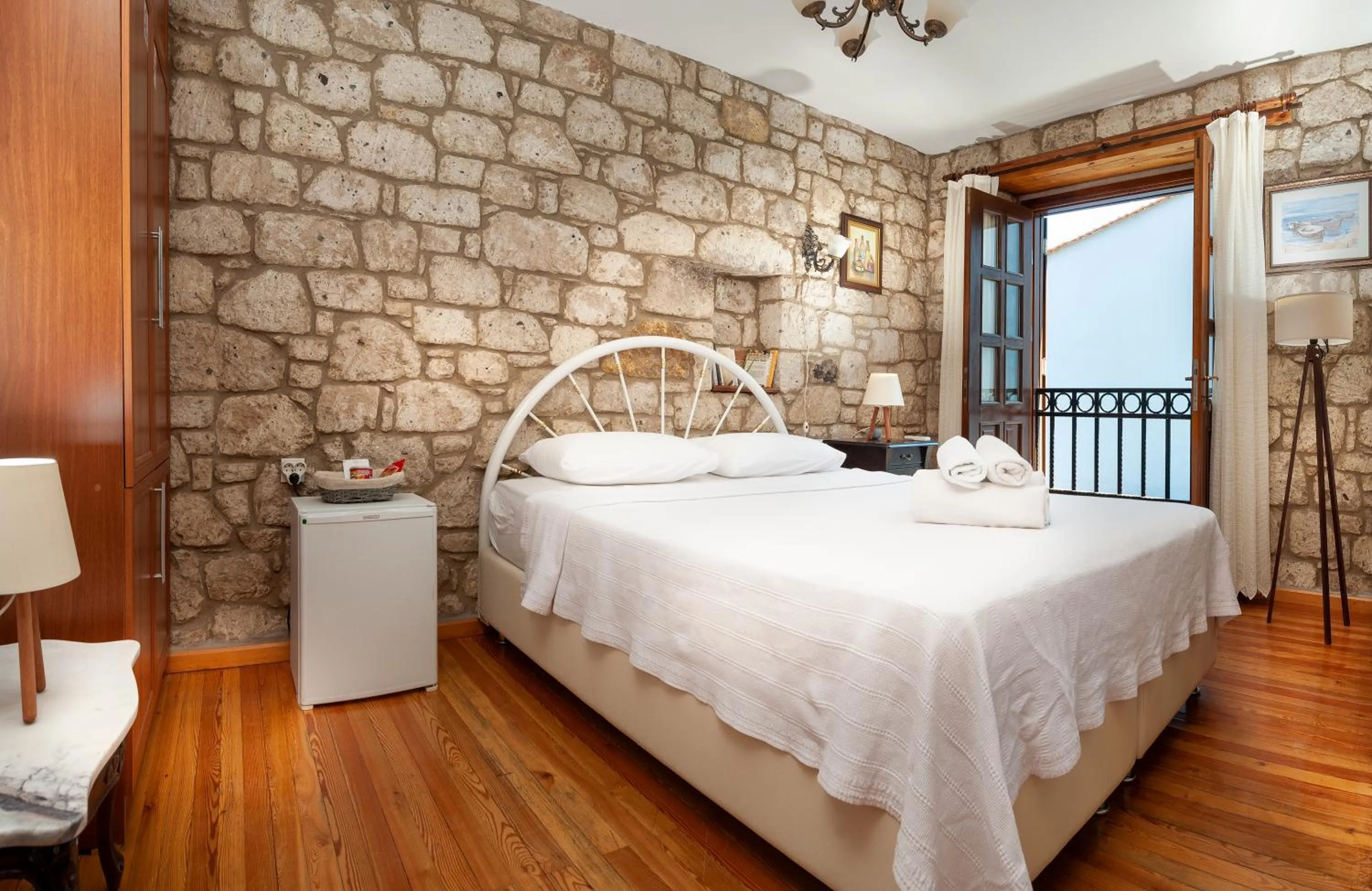 Bed in Flores Hotel Alaçatı