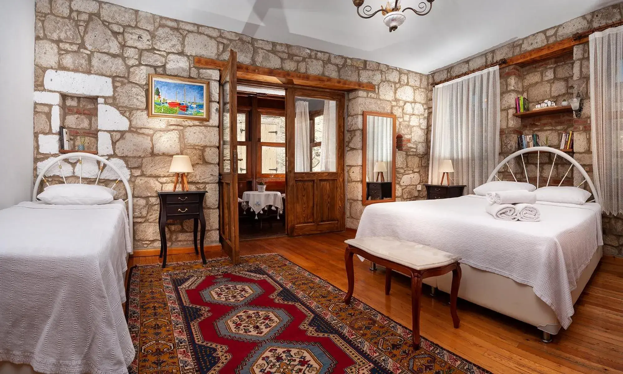 Triple Room with Balcony in Flores Hotel Alaçatı Triple Room with Balcony in Flores Hotel Alaçatı