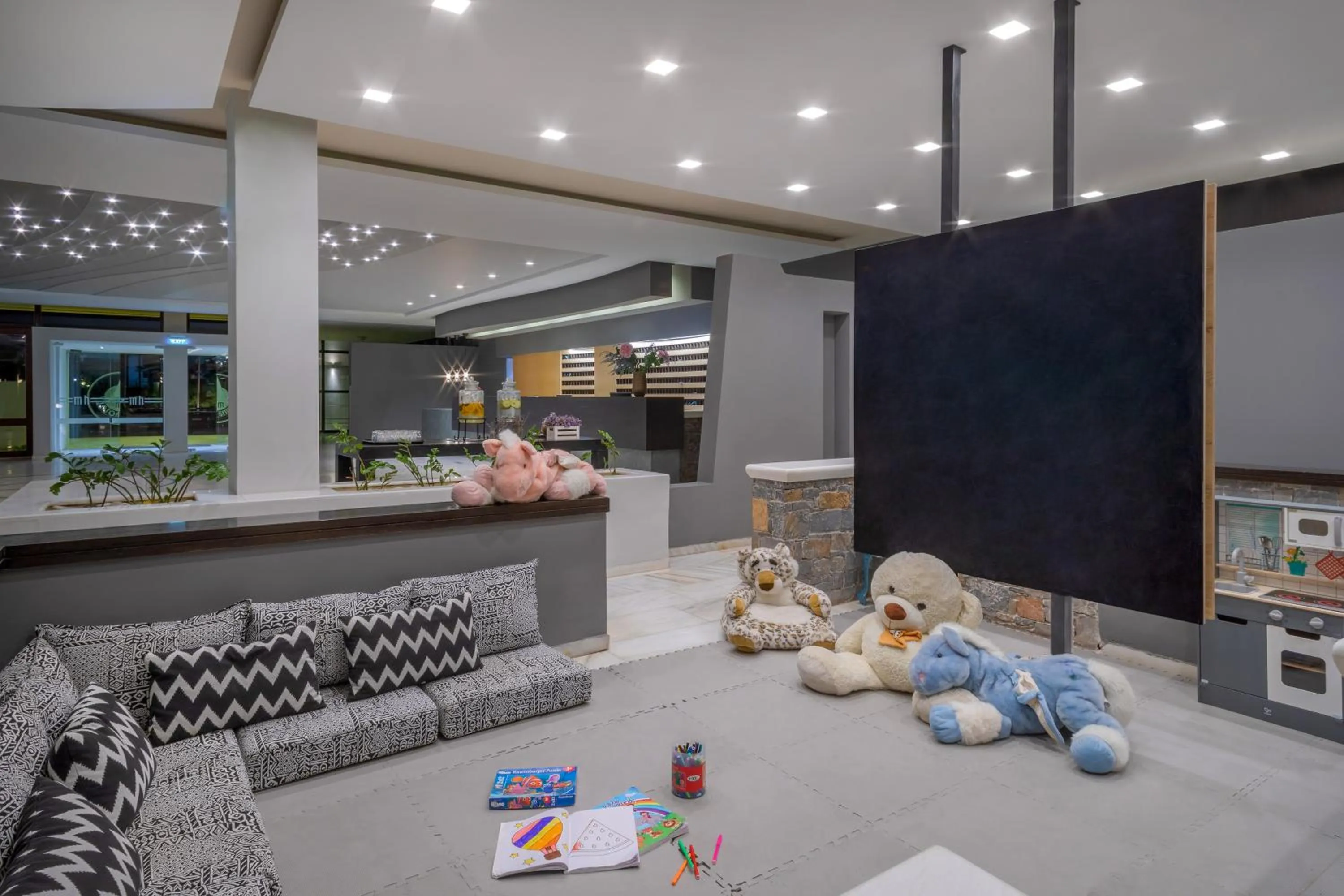 Children play ground in Sol Marina Beach Crete