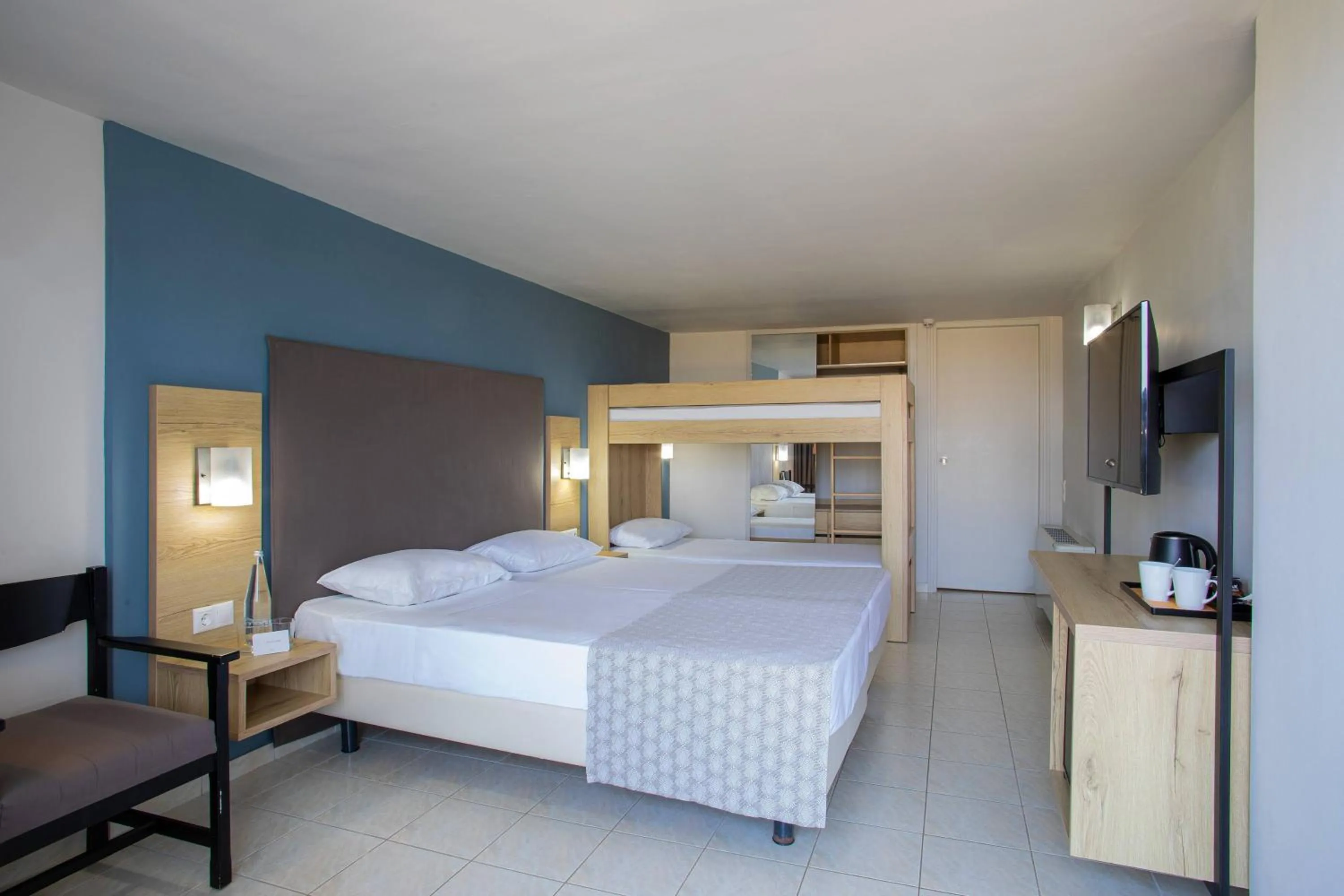 Property building, Bed in SOL Marina Beach Crete