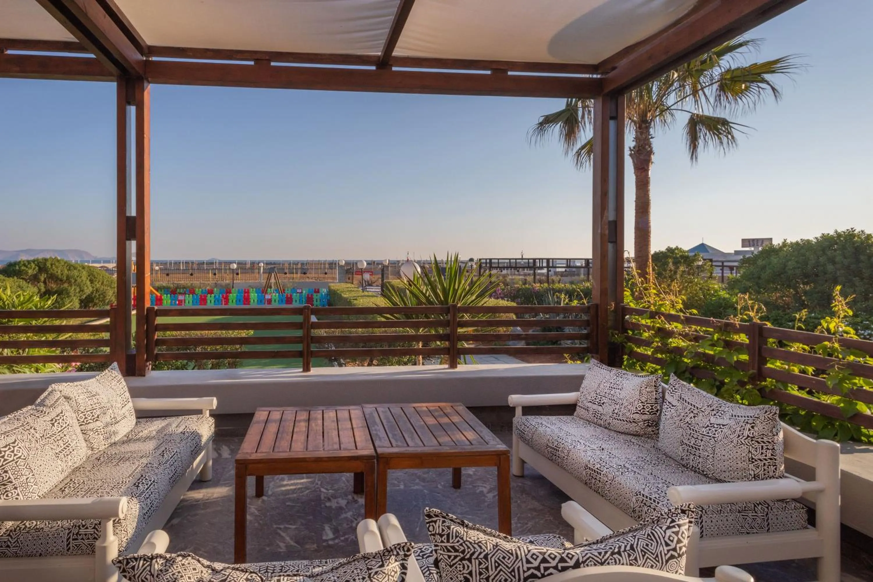 Patio in SOL Marina Beach Crete