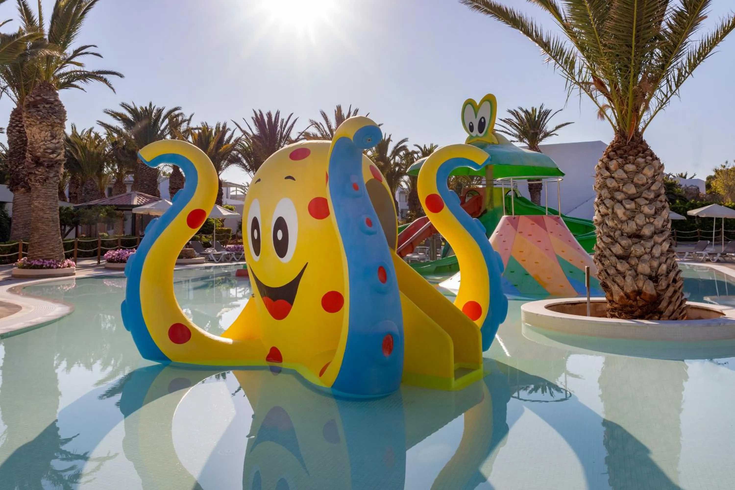 Children play ground in Sol Marina Beach Crete