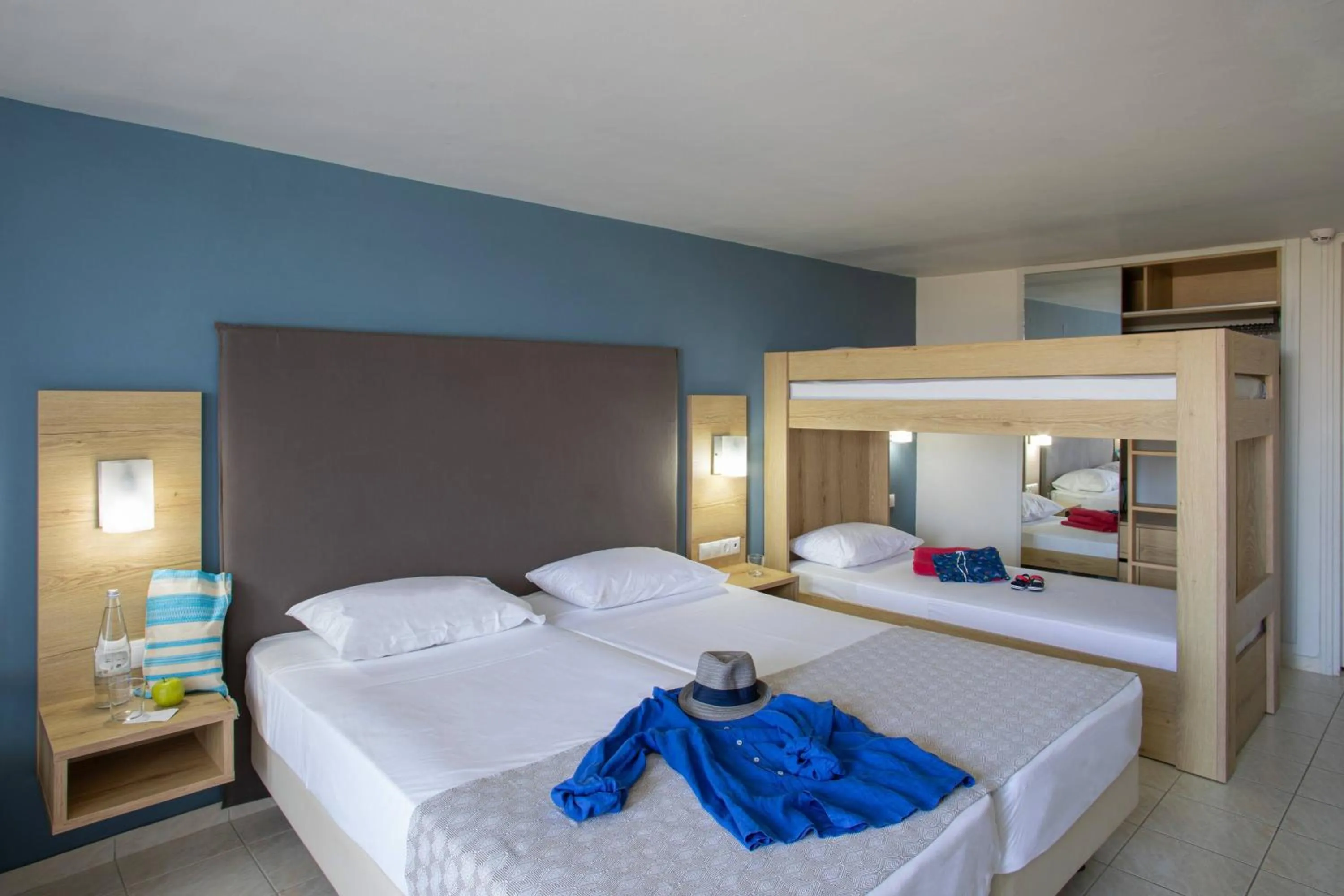 Property building, Bed in SOL Marina Beach Crete