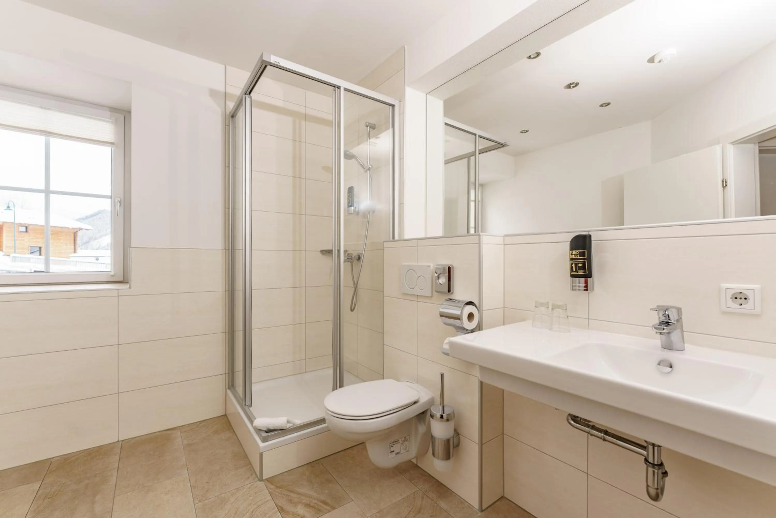 Bathroom in Appartements Landhaus Hubertus Wellness & Breakfast