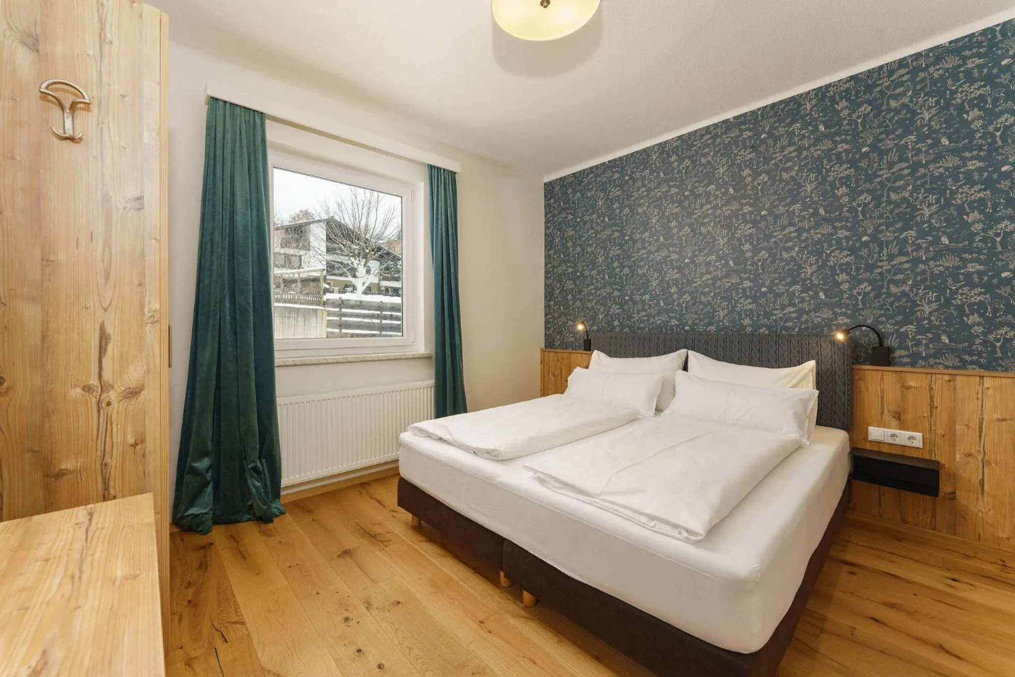 Bed in Appartements Landhaus Hubertus Wellness & Breakfast