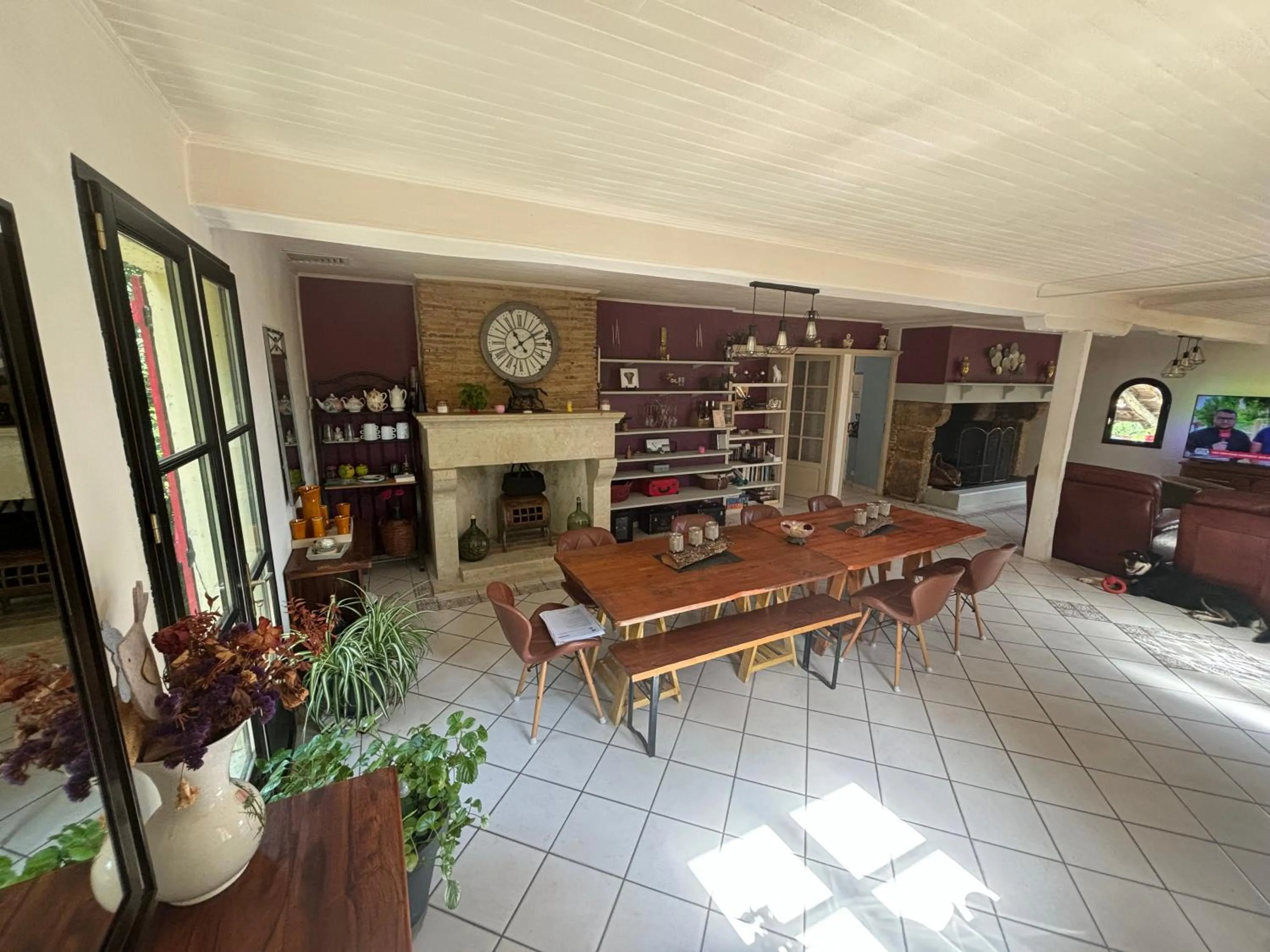 Seating area in Domaine Pierrot