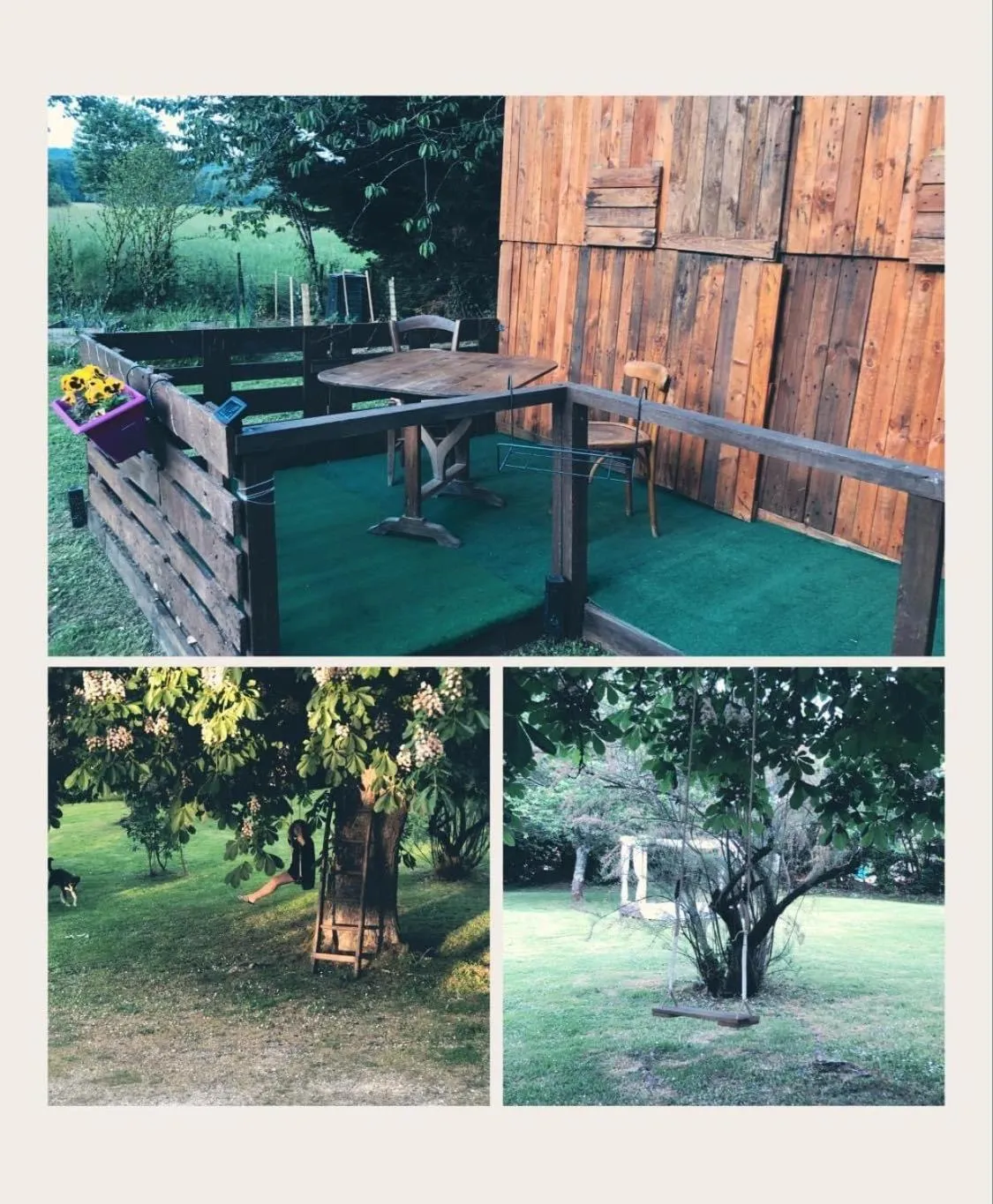 Garden view in Domaine Pierrot