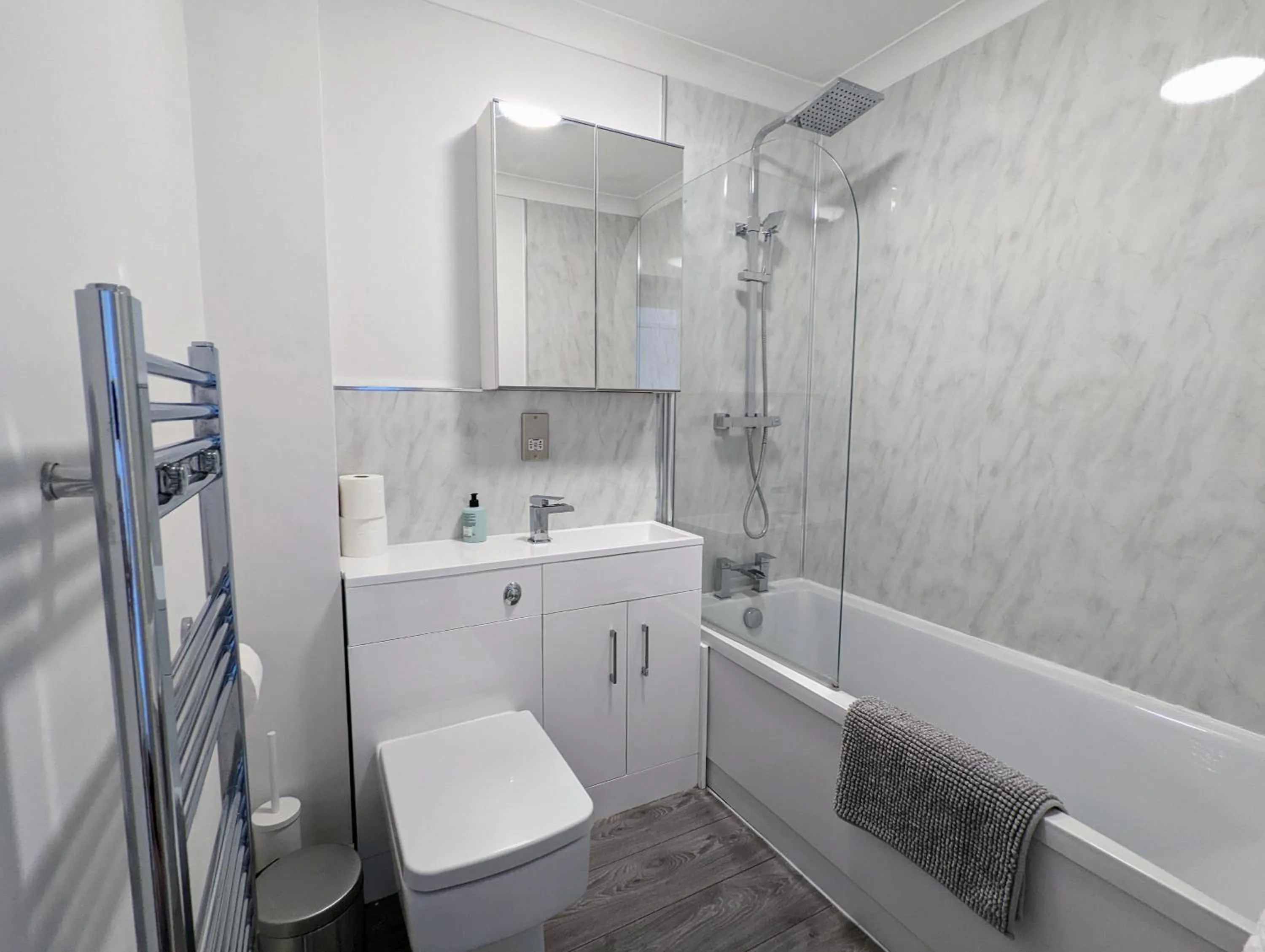 Bathroom in Saffron Court by Wycombe Apartments - Apt 12