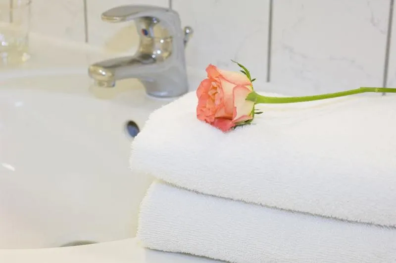 Bathroom in Tespo Hotel und Sportpark