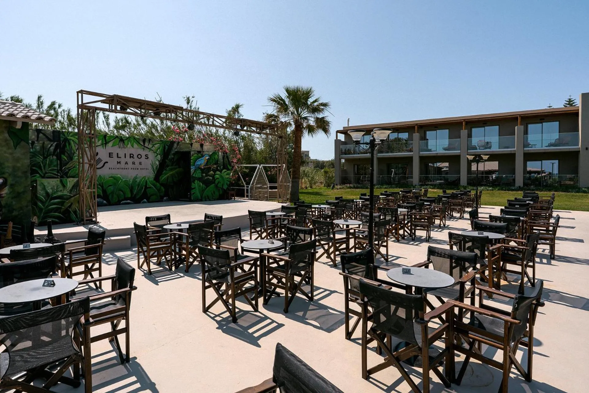 Area and facilities in Eliros Mare Beachfront Poem Hotel