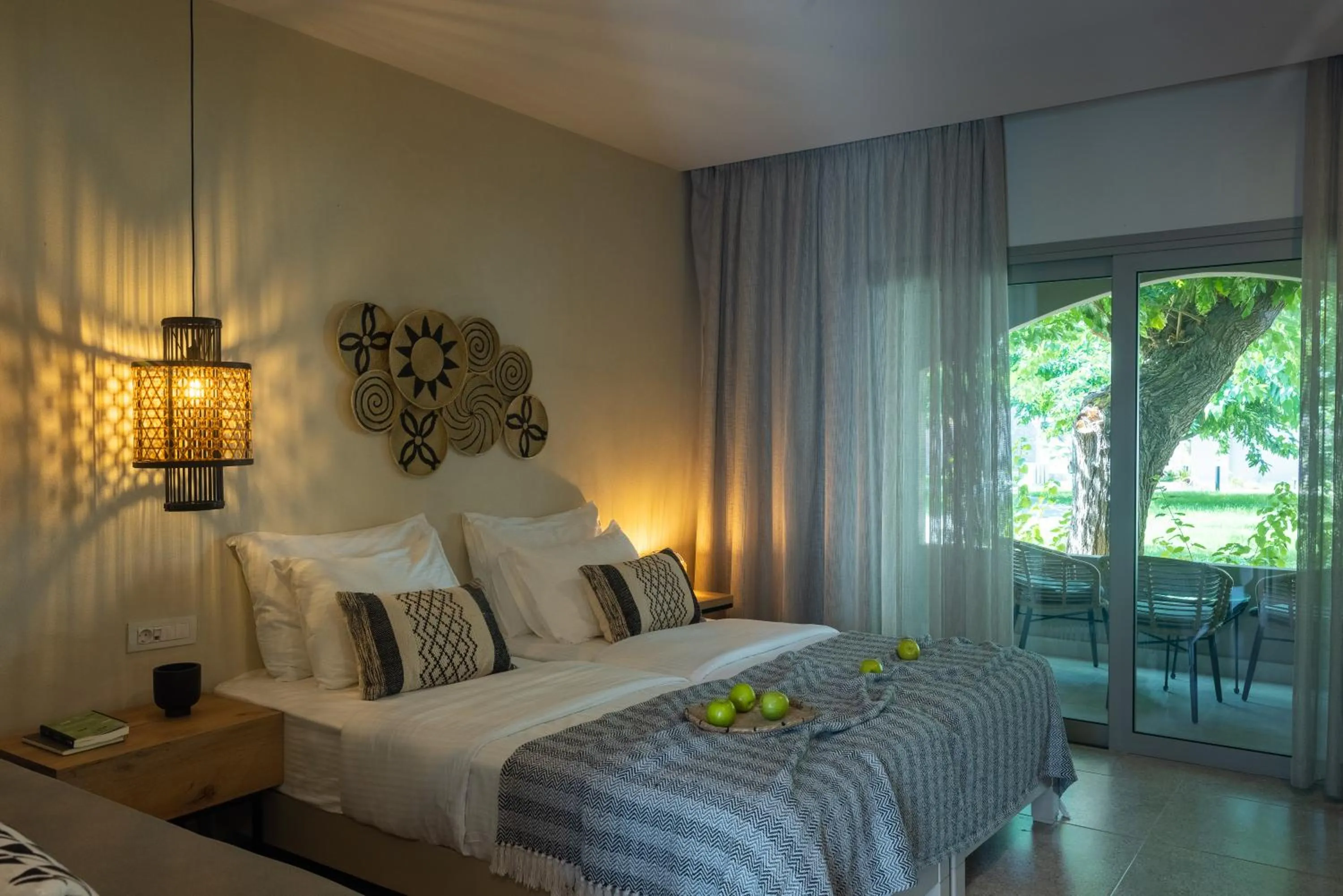 Bedroom, Bed in Eliros Mare Beachfront Poem Hotel