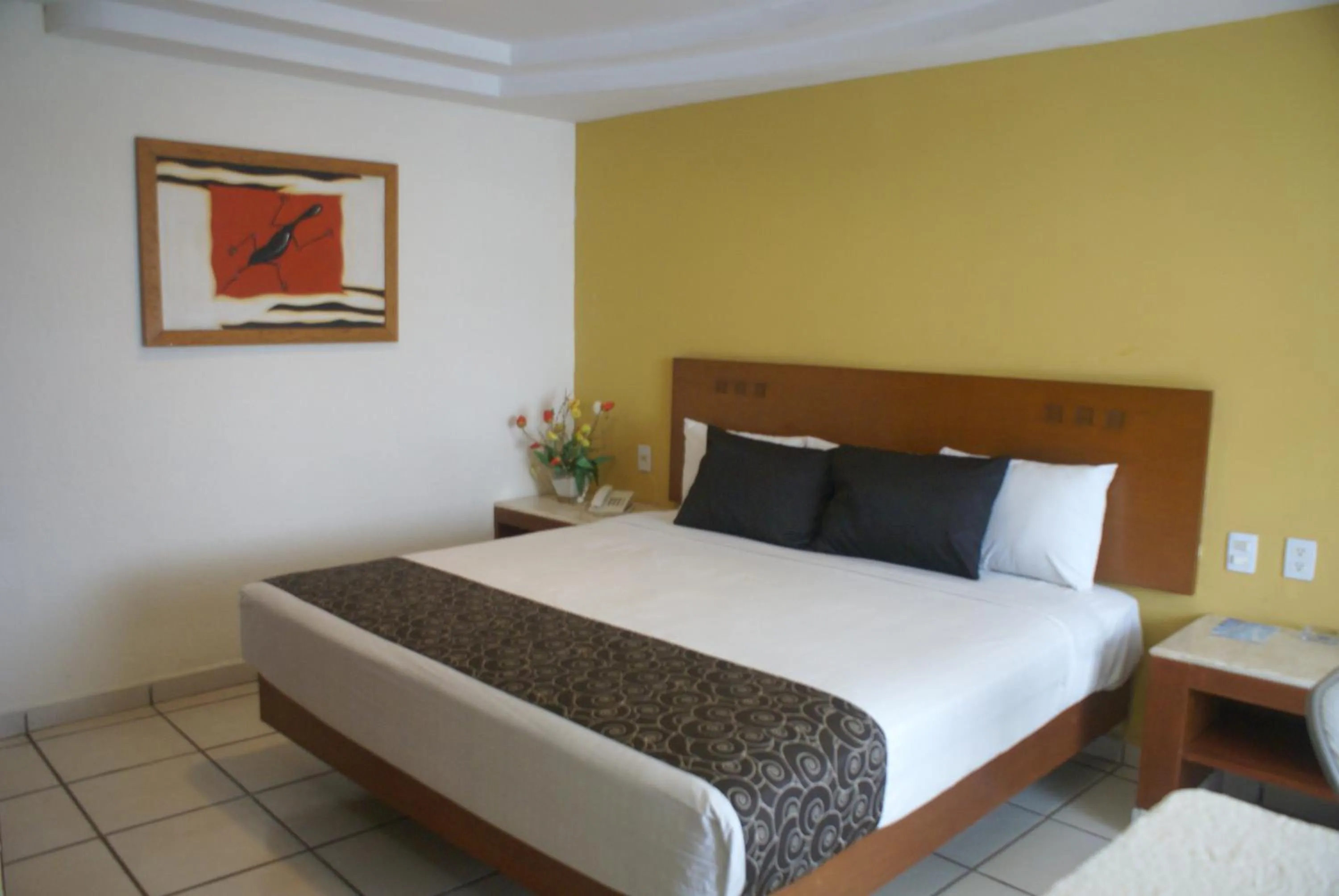 Bed in Hotel Arcos Aeropuerto