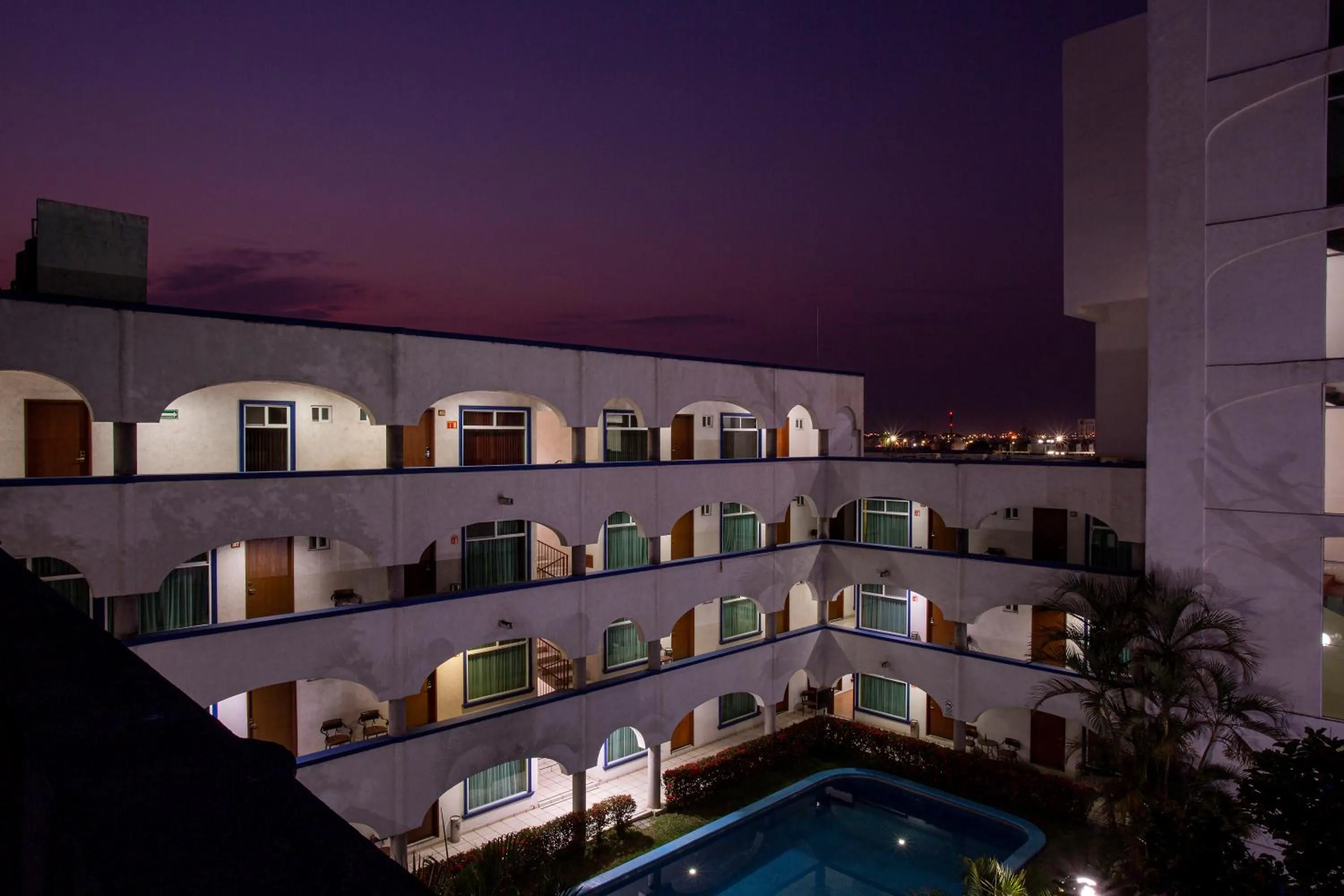 Property building in Hotel Arcos Aeropuerto