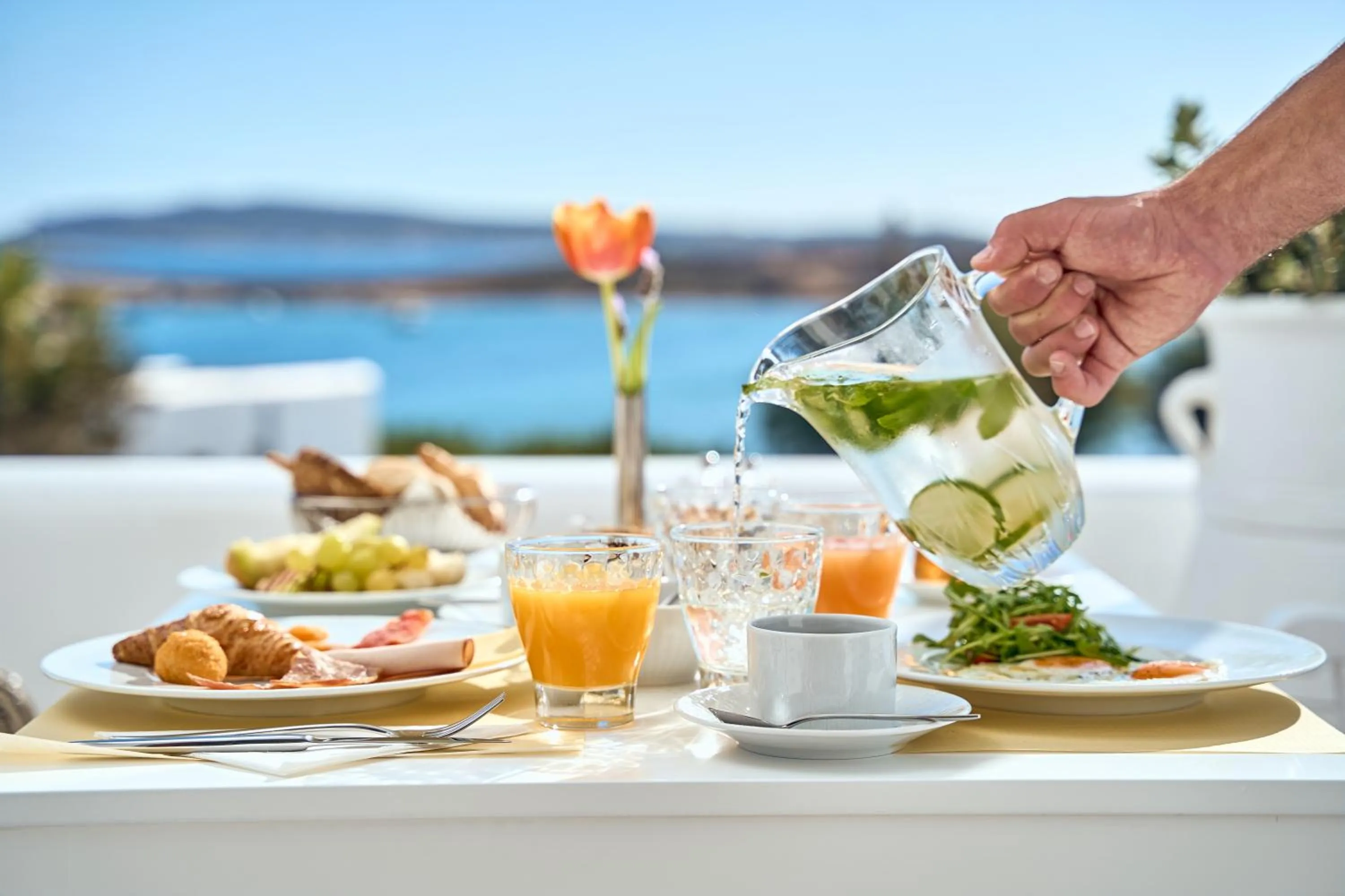 Balcony/Terrace in Stelia Mare Boutique Hotel