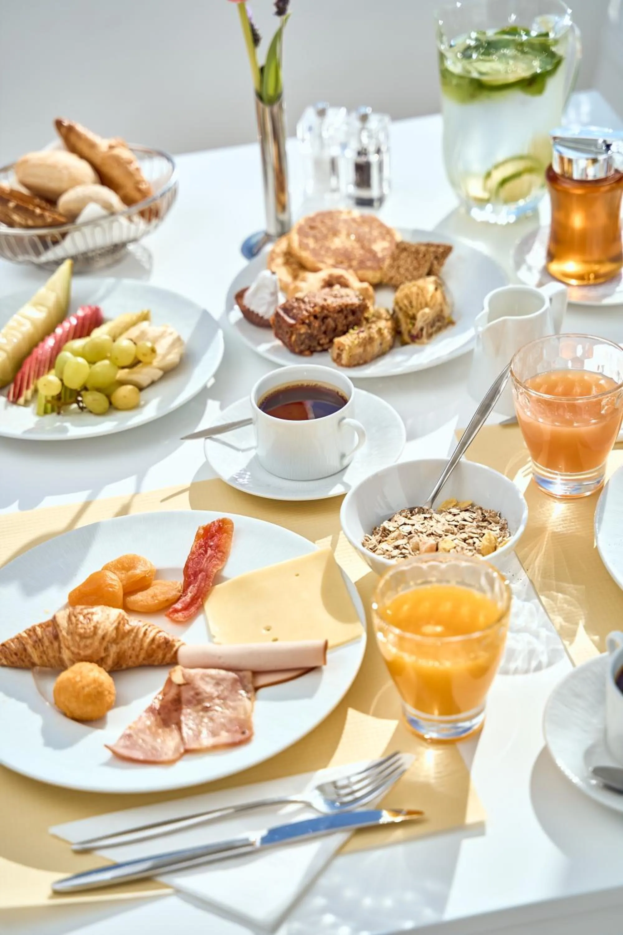 Breakfast in Stelia Mare Boutique Hotel