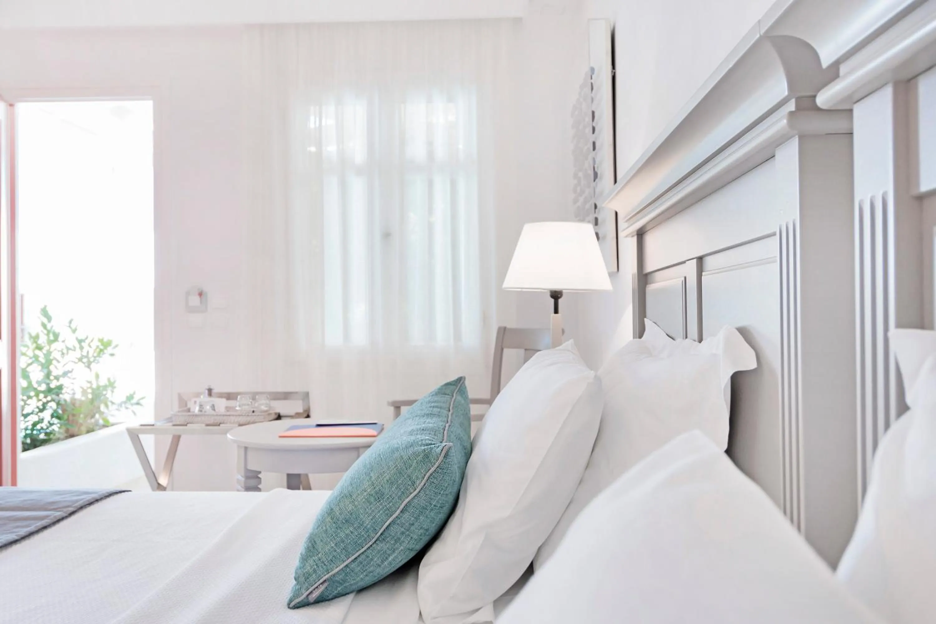 Bed in Stelia Mare Boutique Hotel