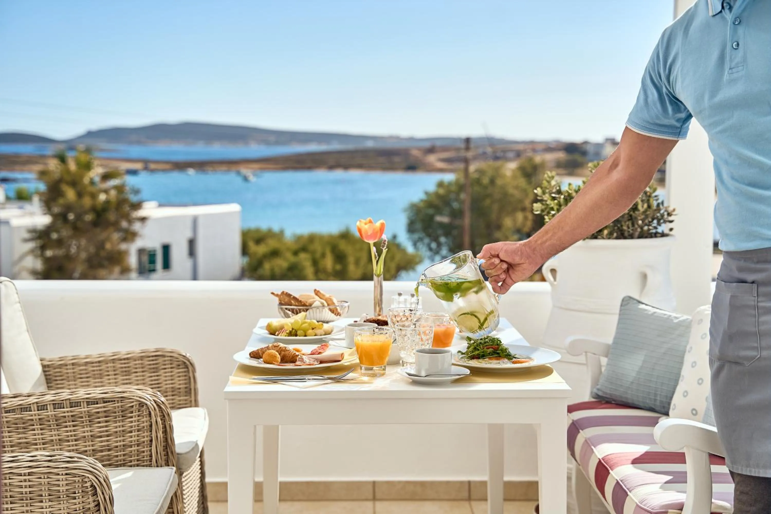 Balcony/Terrace in Stelia Mare Boutique Hotel
