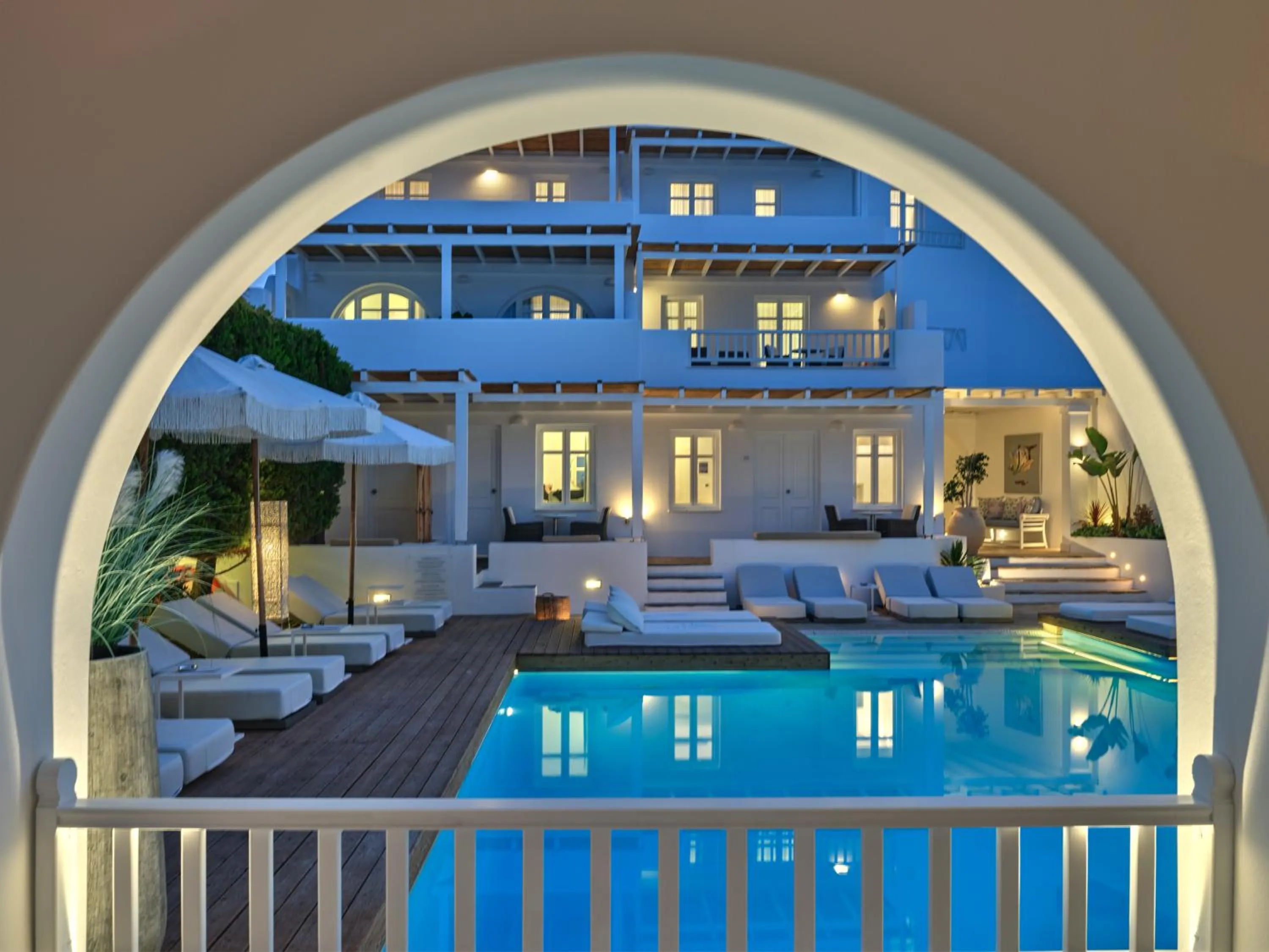 Swimming pool in Stelia Mare Boutique Hotel