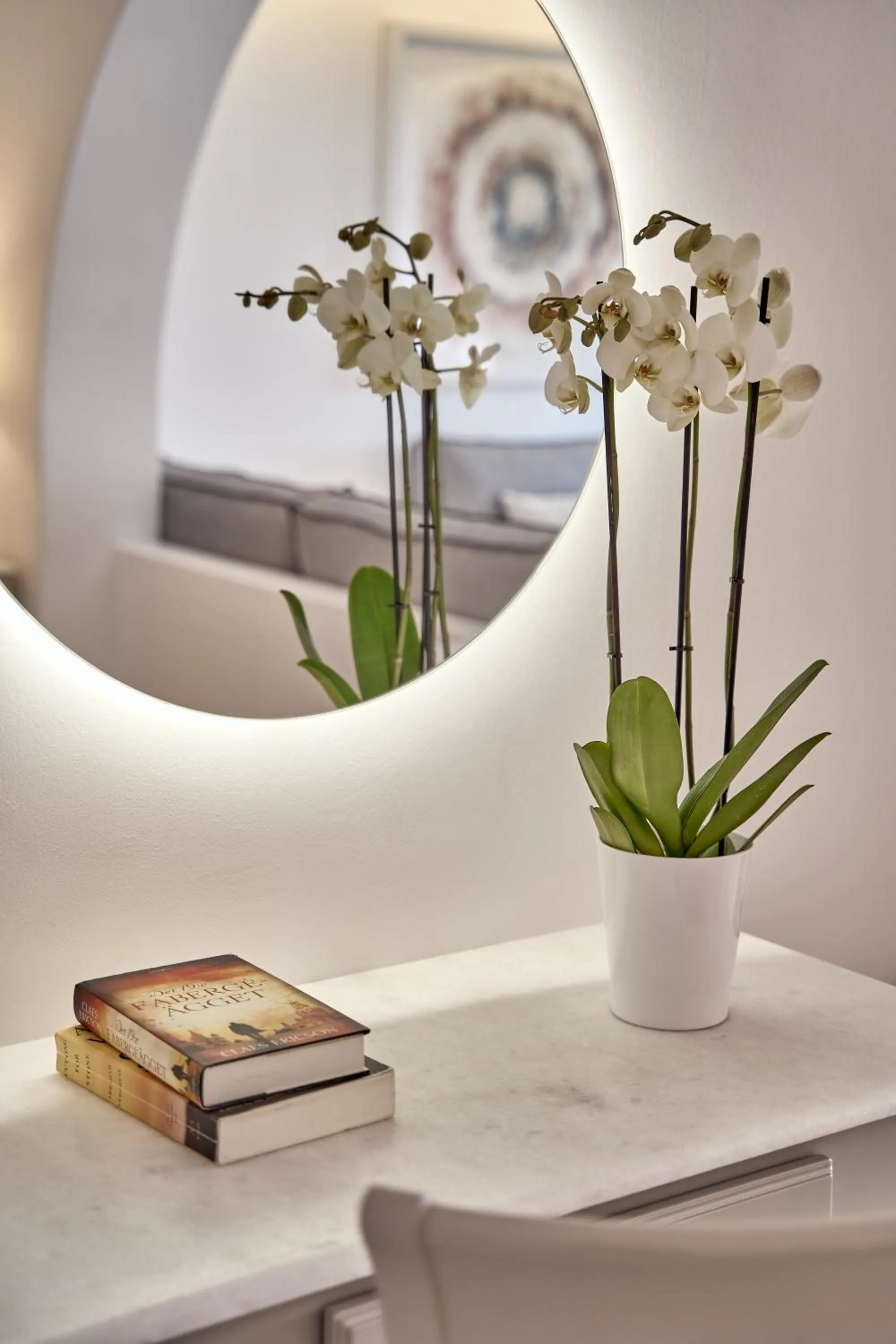 Decorative detail in Stelia Mare Boutique Hotel