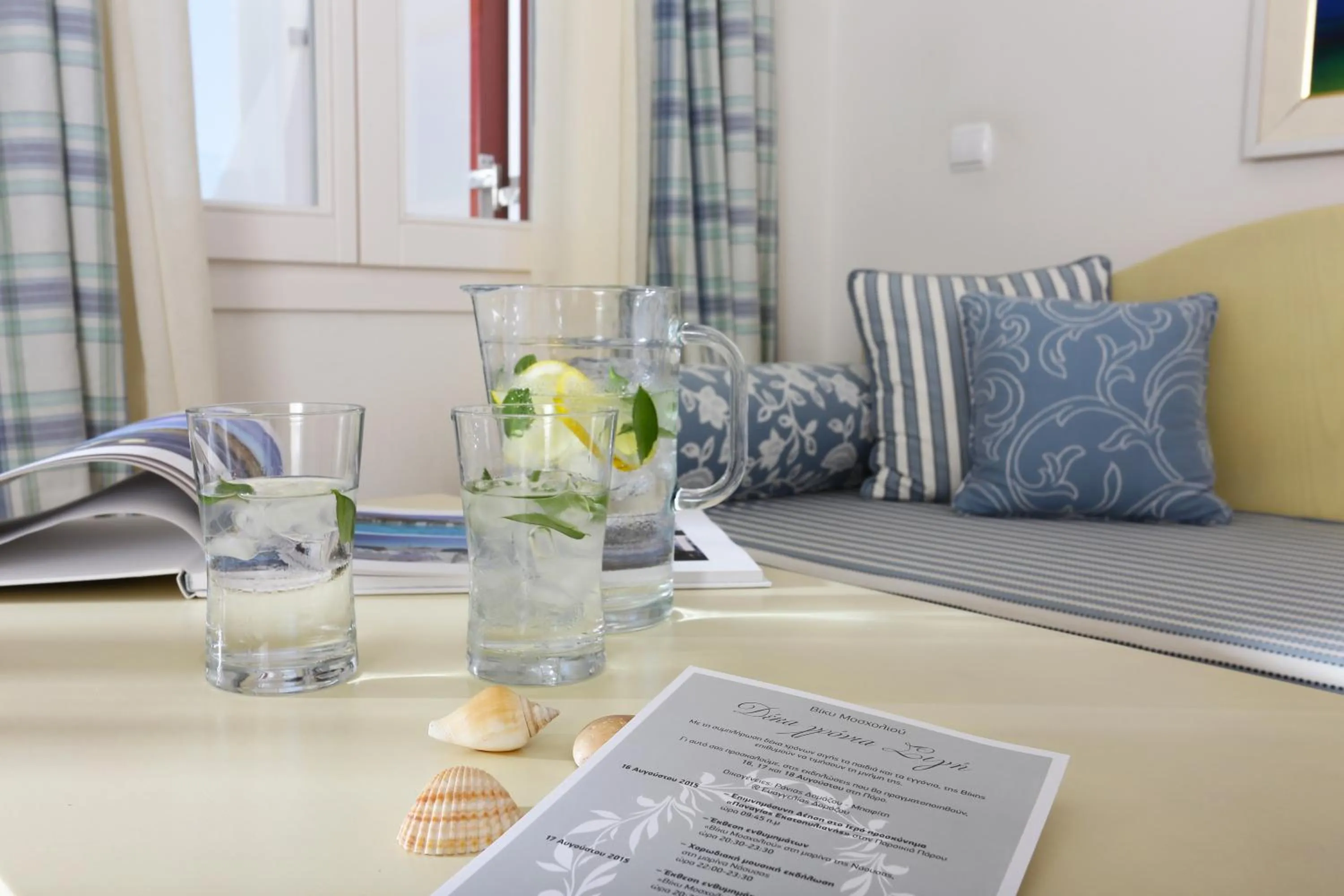 Living room in Stelia Mare Boutique Hotel