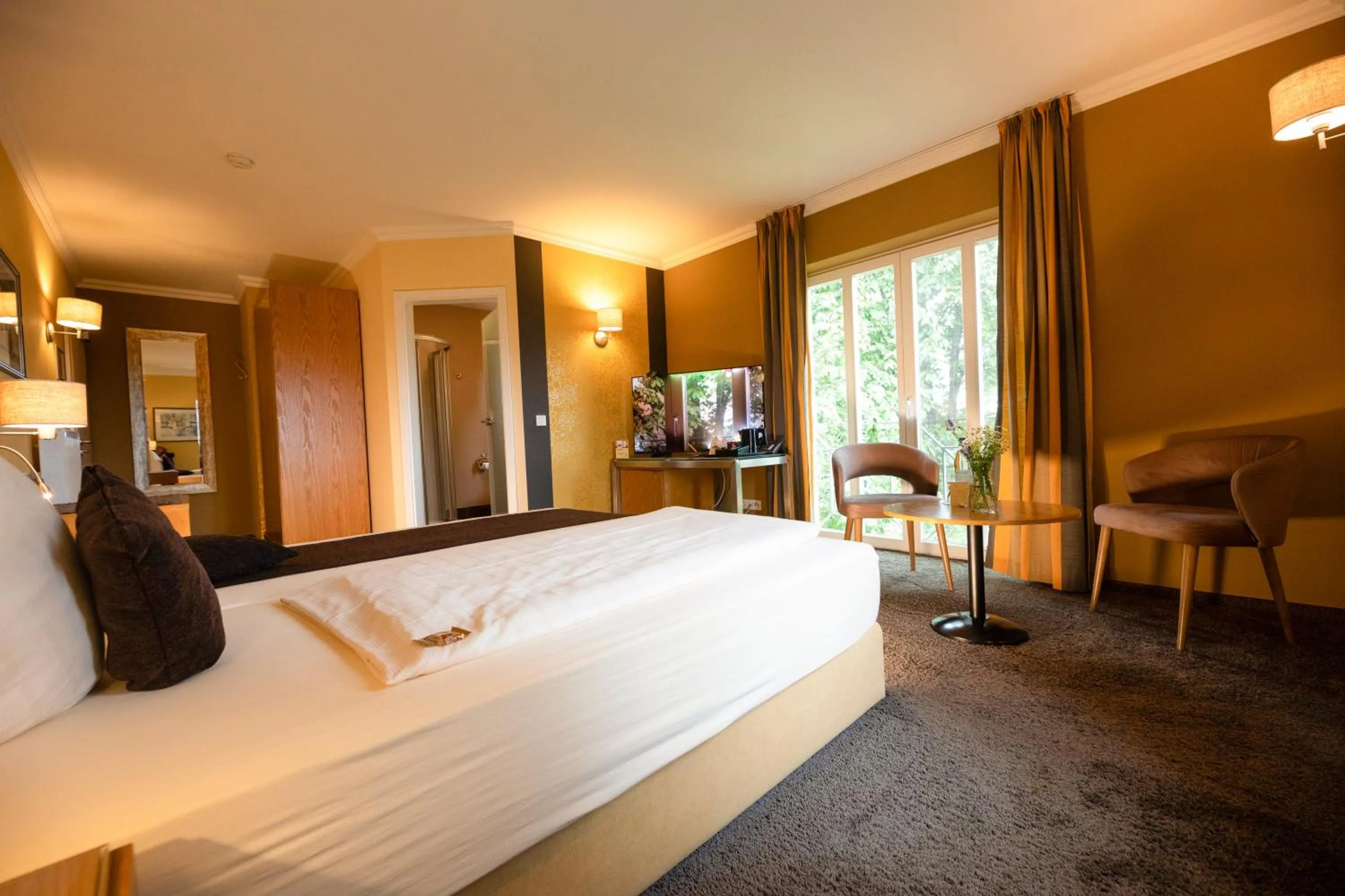 Bed in Hotel Sonnenhof