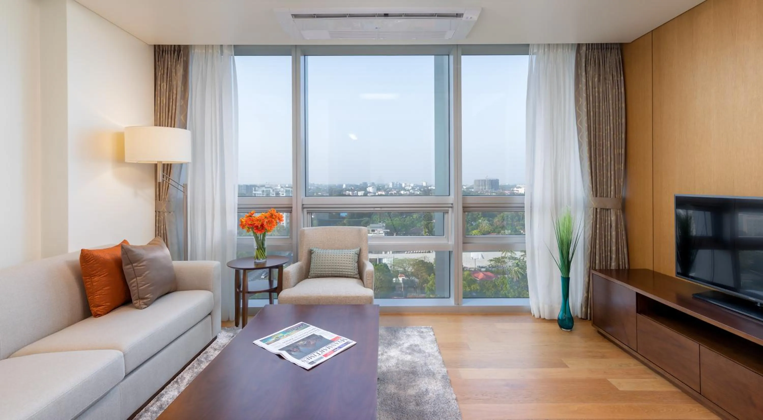 Living room in LOTTE Hotel Serviced Apartment