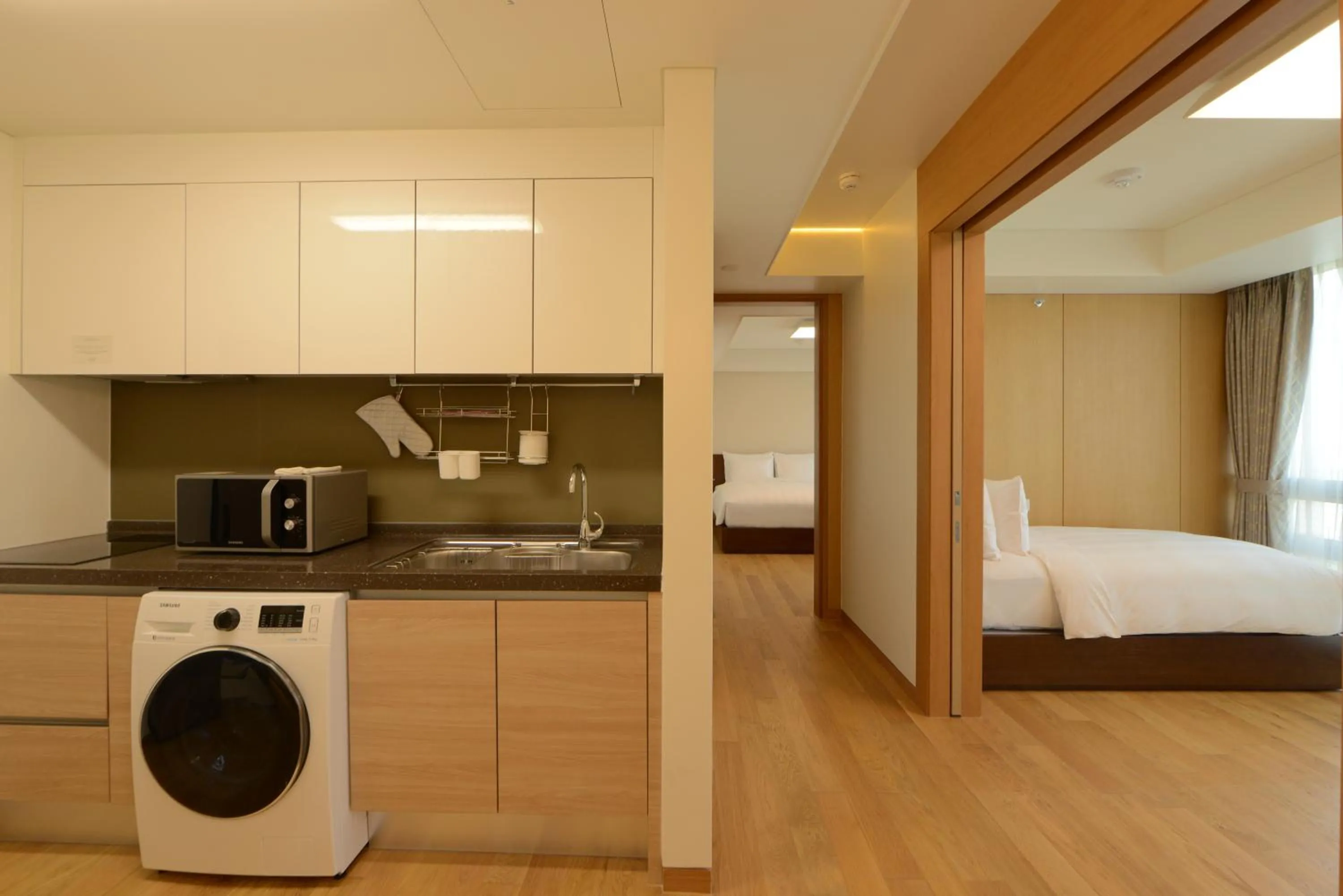 Bedroom, Bed in LOTTE Hotel Serviced Apartment