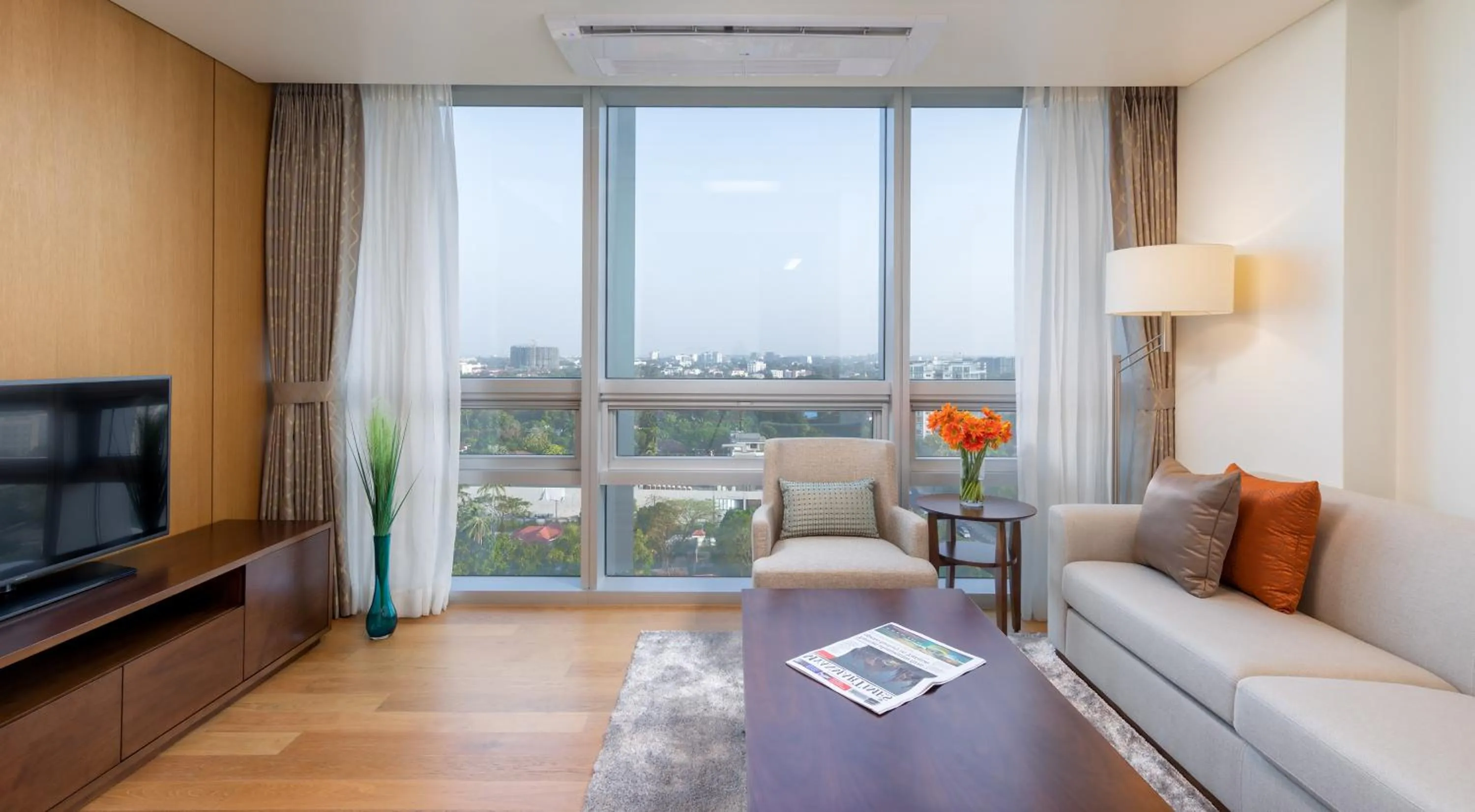 Living room in LOTTE Hotel Serviced Apartment