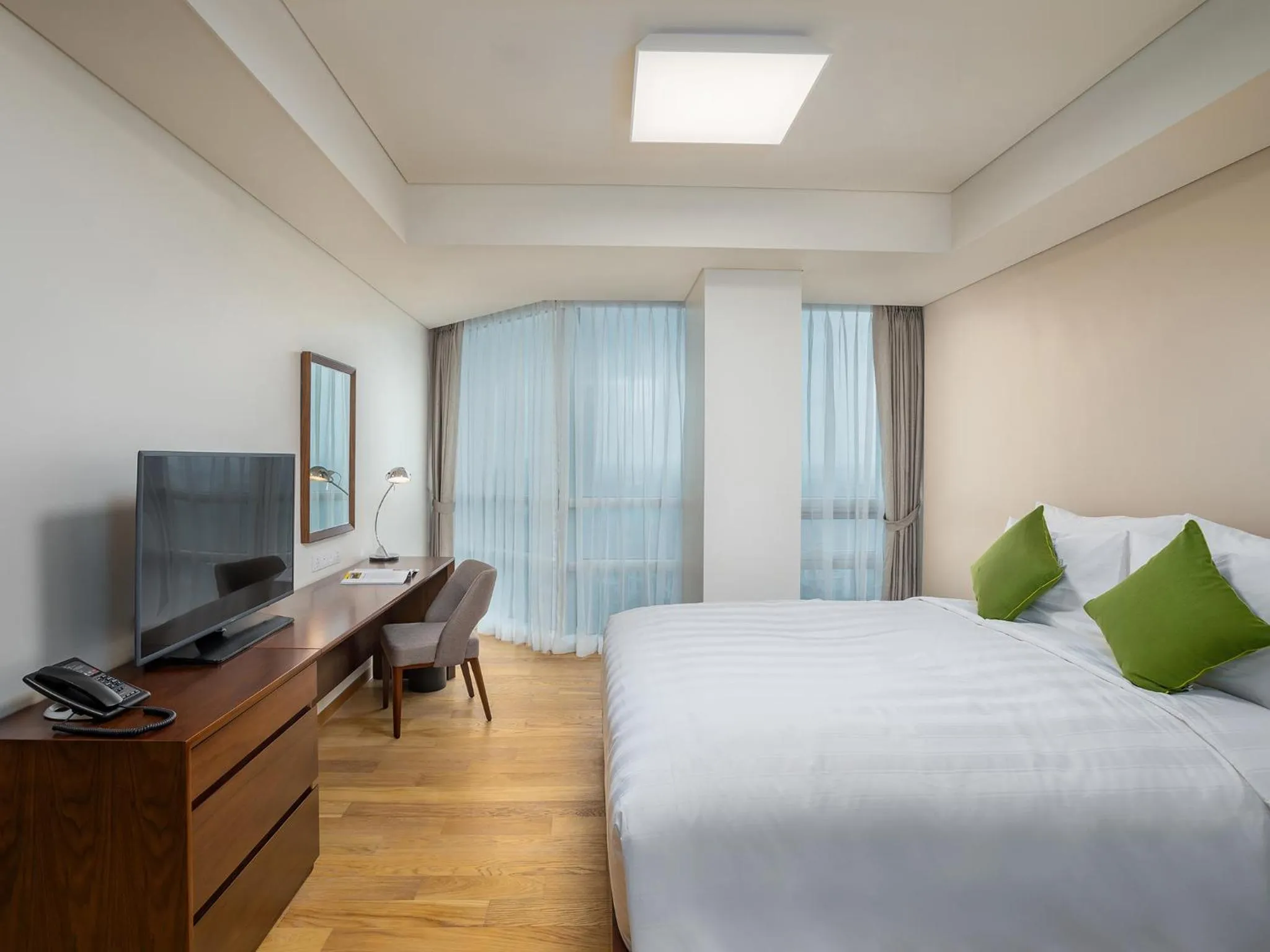 Bedroom, Bed in LOTTE Hotel Serviced Apartment