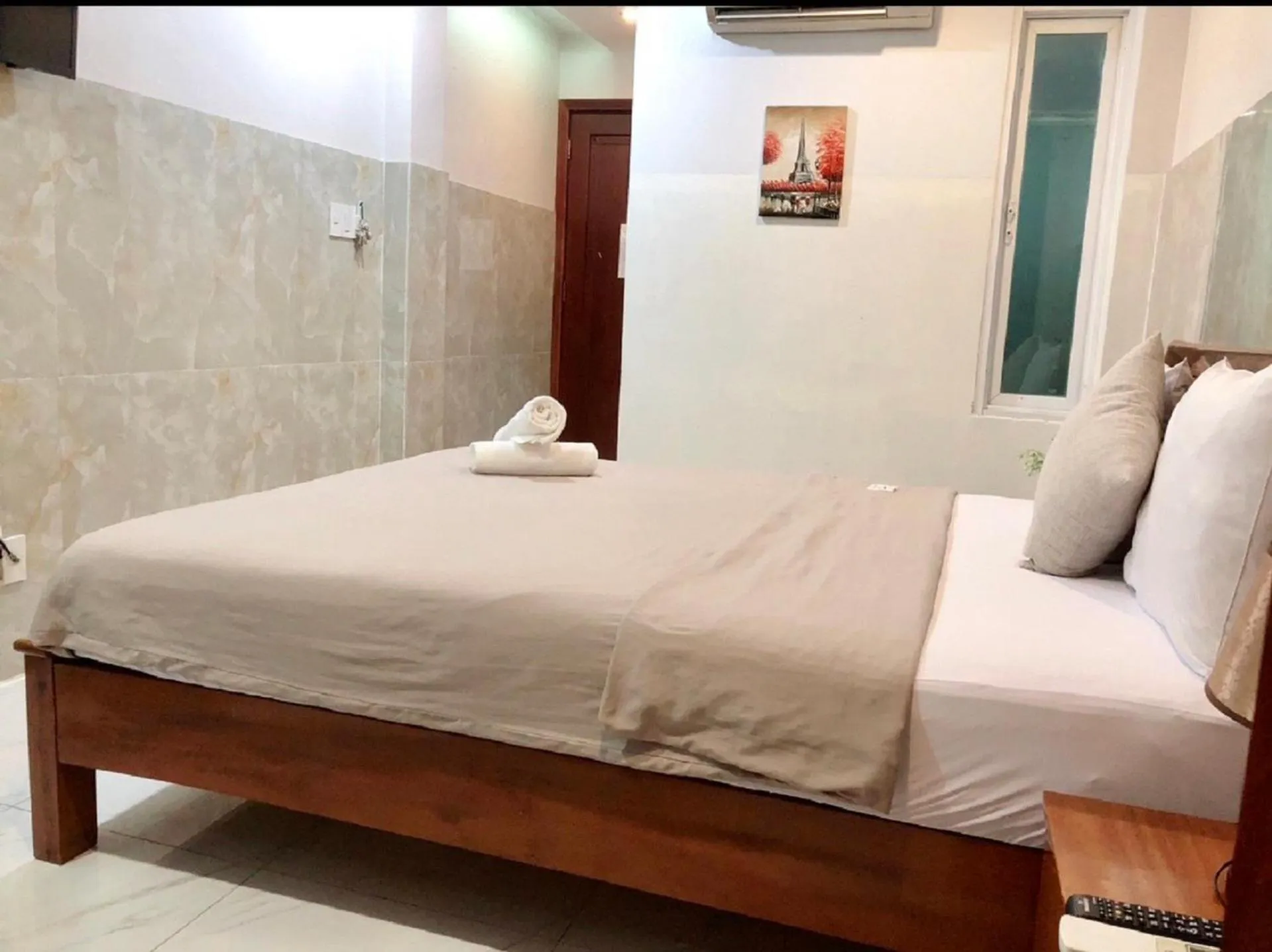 Bed in SaiGon CoZy Hotel "241 Pham Ngu Lao Street''