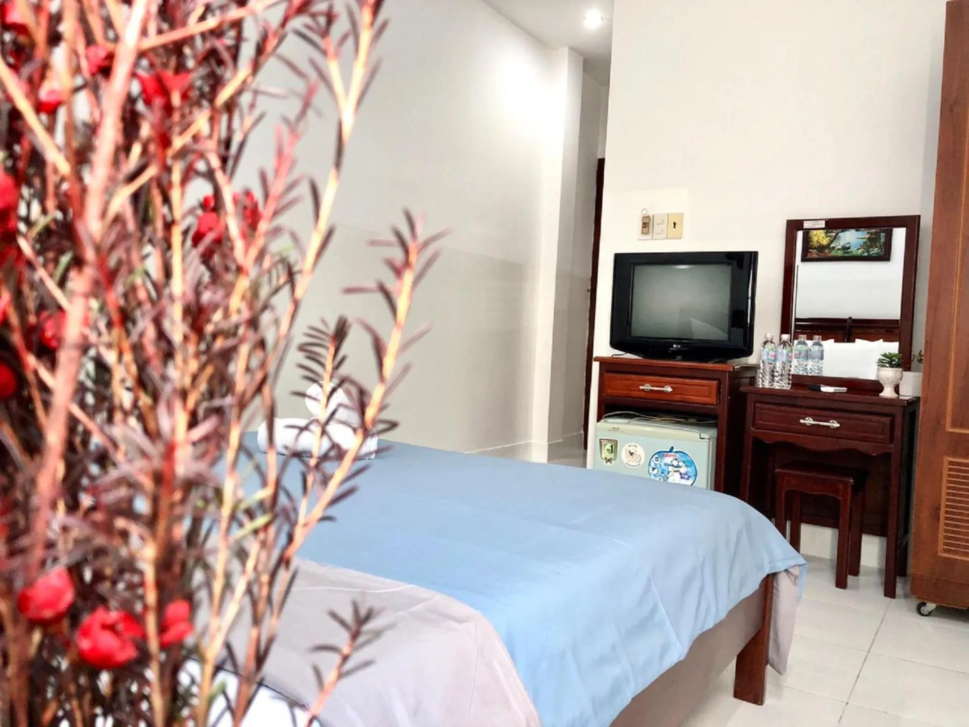 Bed in SaiGon CoZy Hotel "241 Pham Ngu Lao Street''
