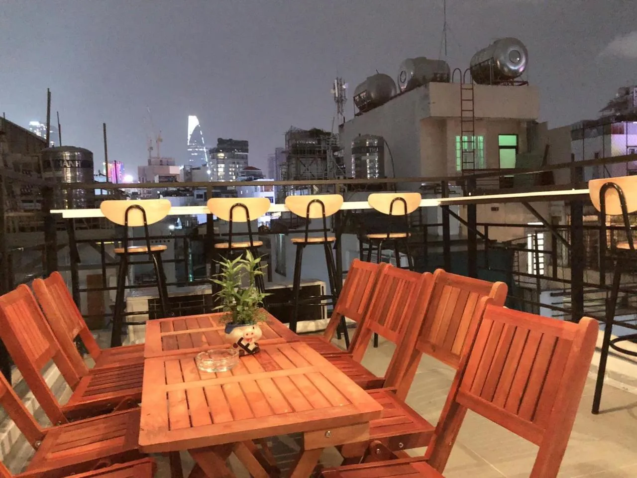 City view in SaiGon CoZy Hotel "241 Pham Ngu Lao Street''