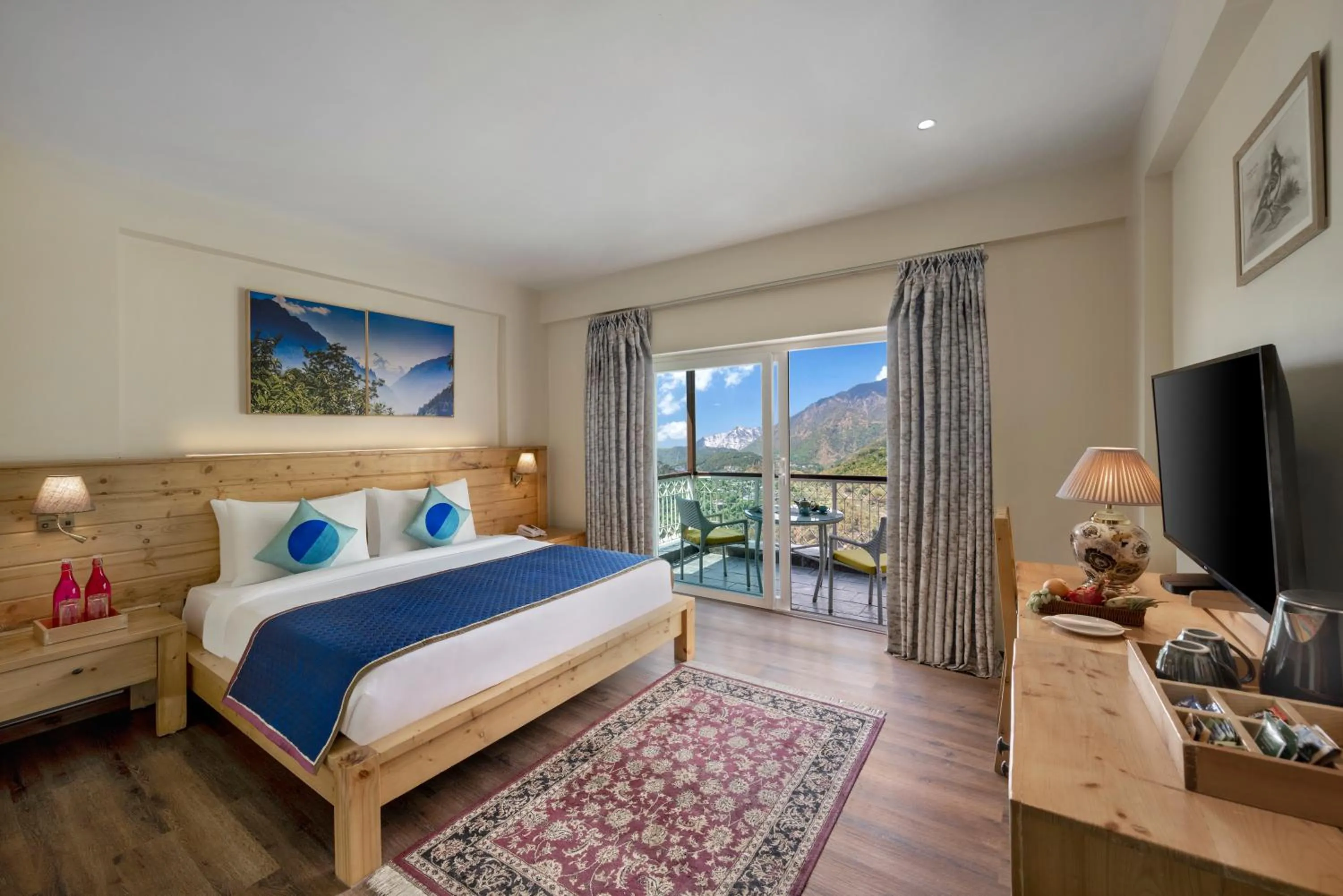 Bedroom, Bed in juSTa Birding Resort & Spa - Best Dhauladhar View Resort