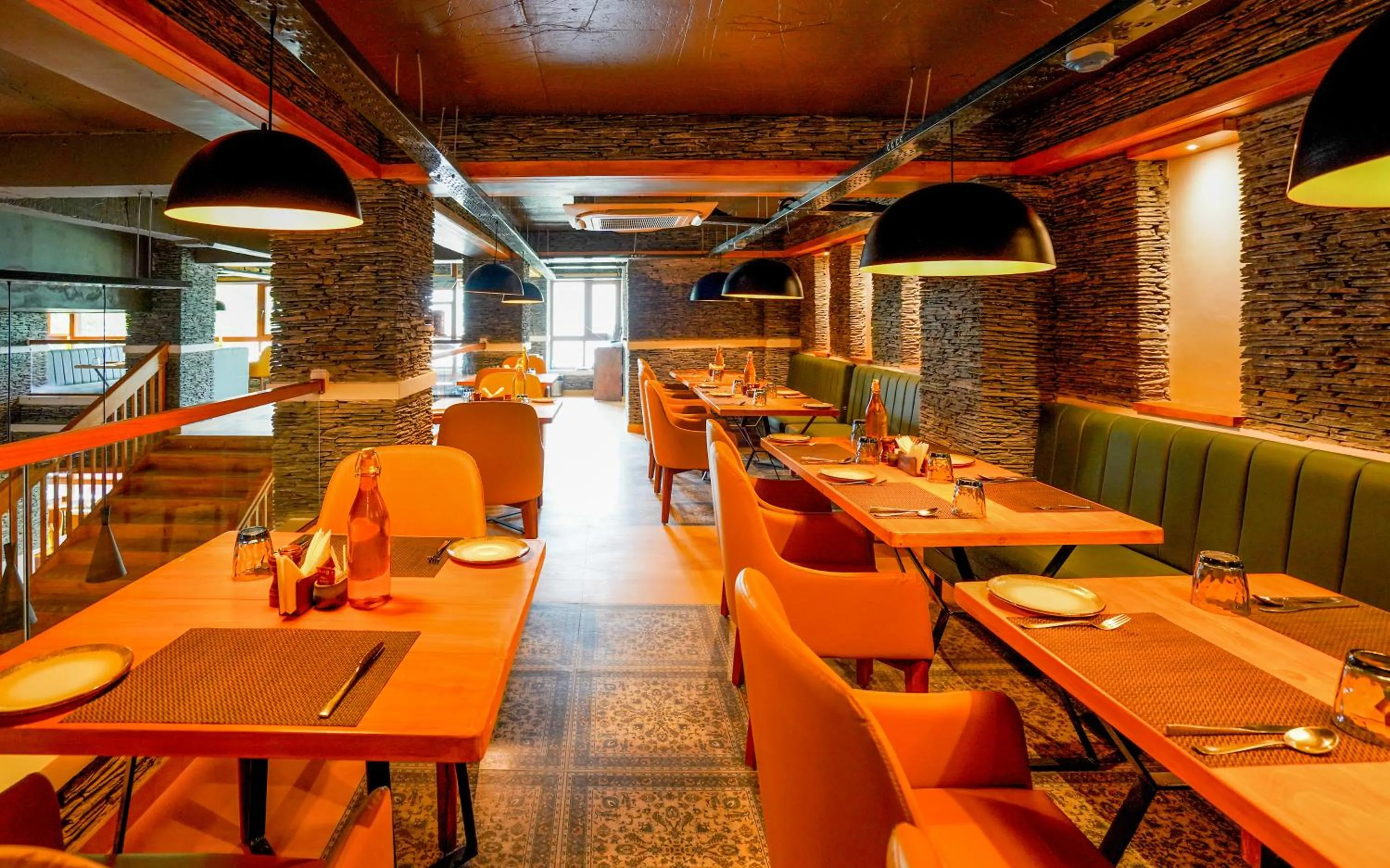 Restaurant/places to eat in juSTa Birding Resort & Spa - Best Dhauladhar View Resort