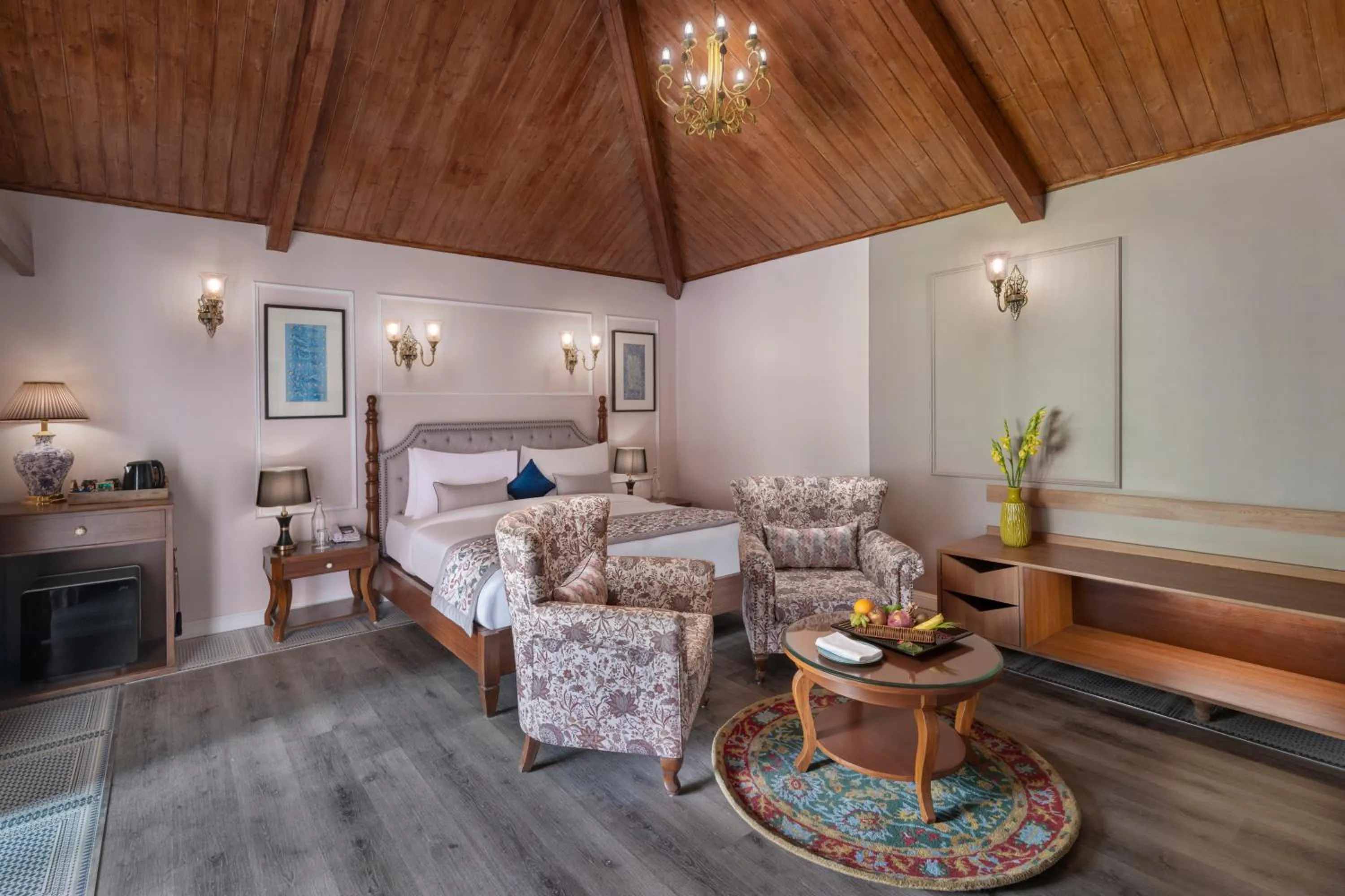 Bedroom in juSTa Birding Resort & Spa - Best Dhauladhar View Resort