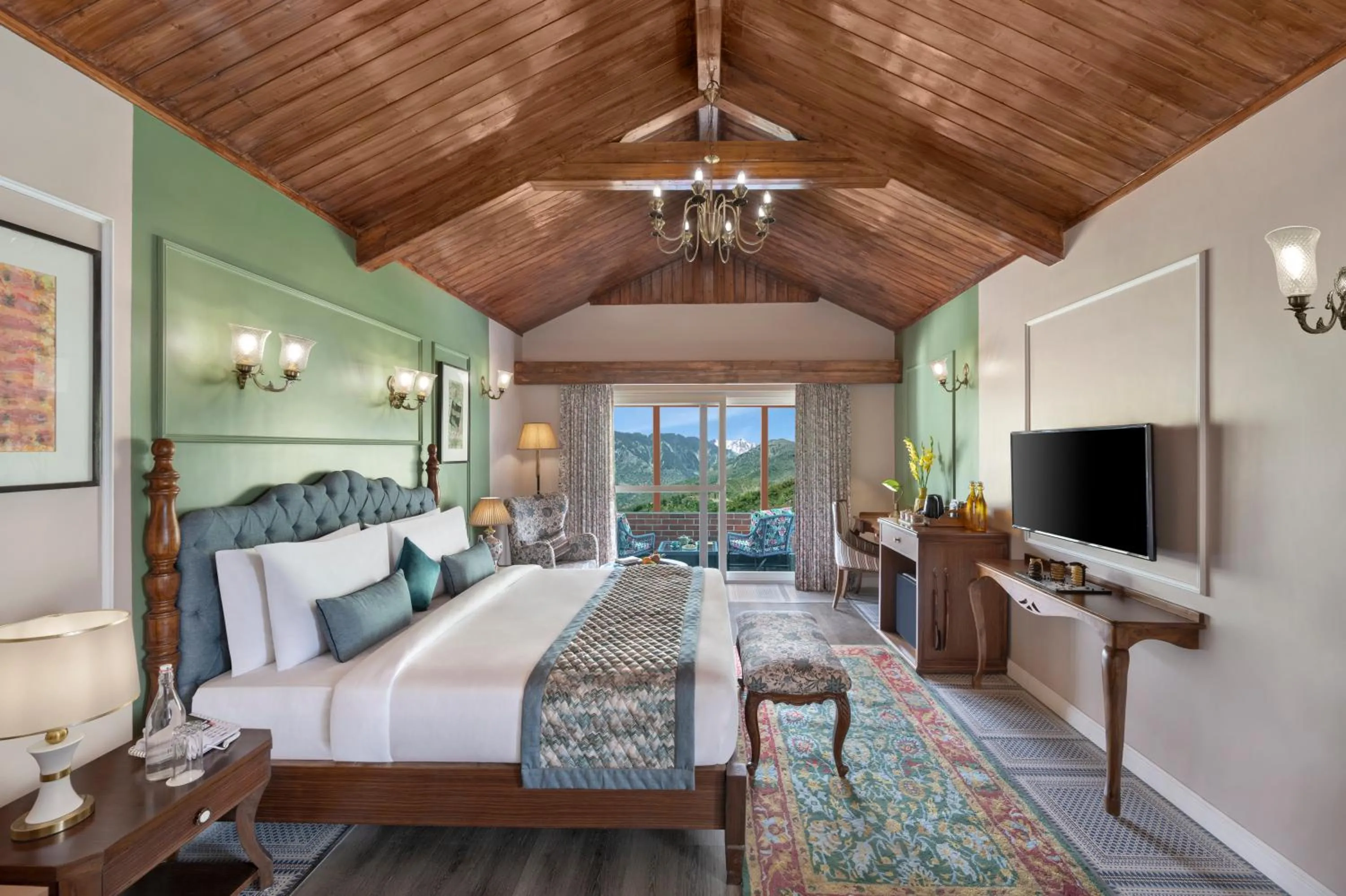 Bedroom, Bed in juSTa Birding Resort & Spa - Best Dhauladhar View Resort