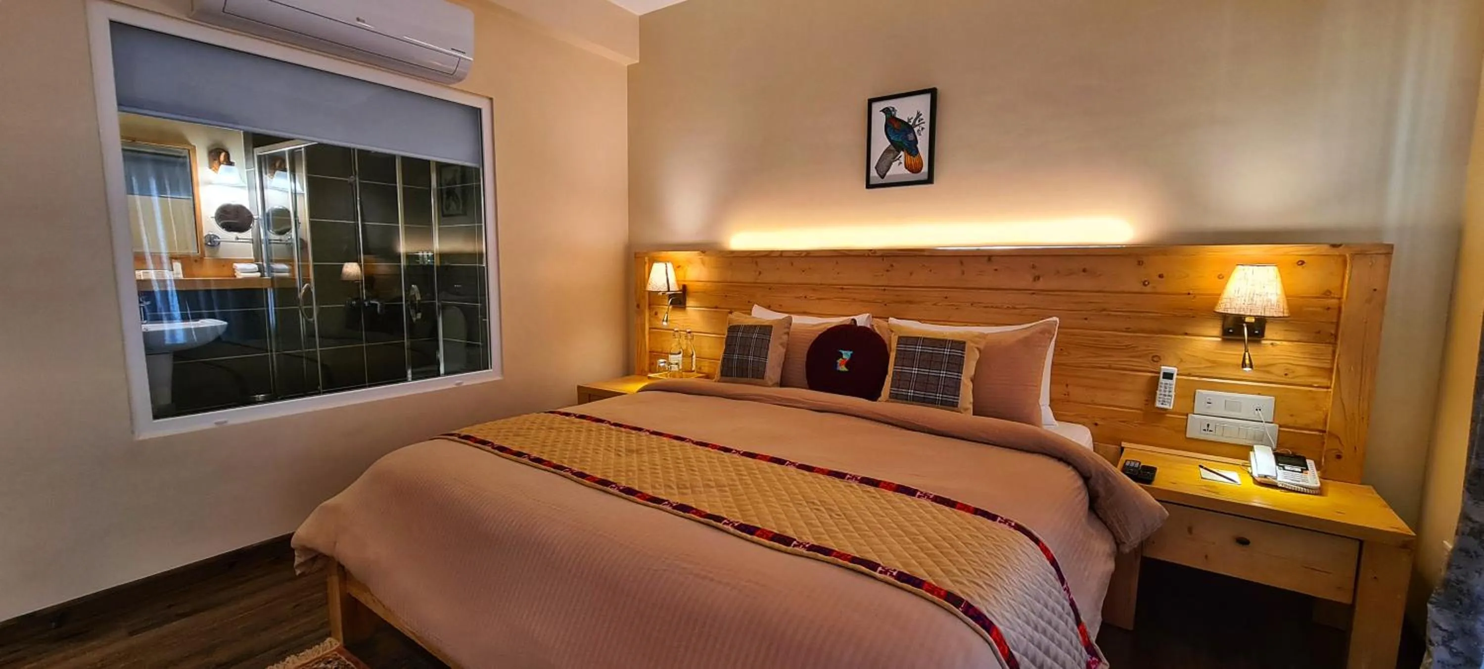 Bed in juSTa Birding Resort & Spa - Best Dhauladhar View Resort