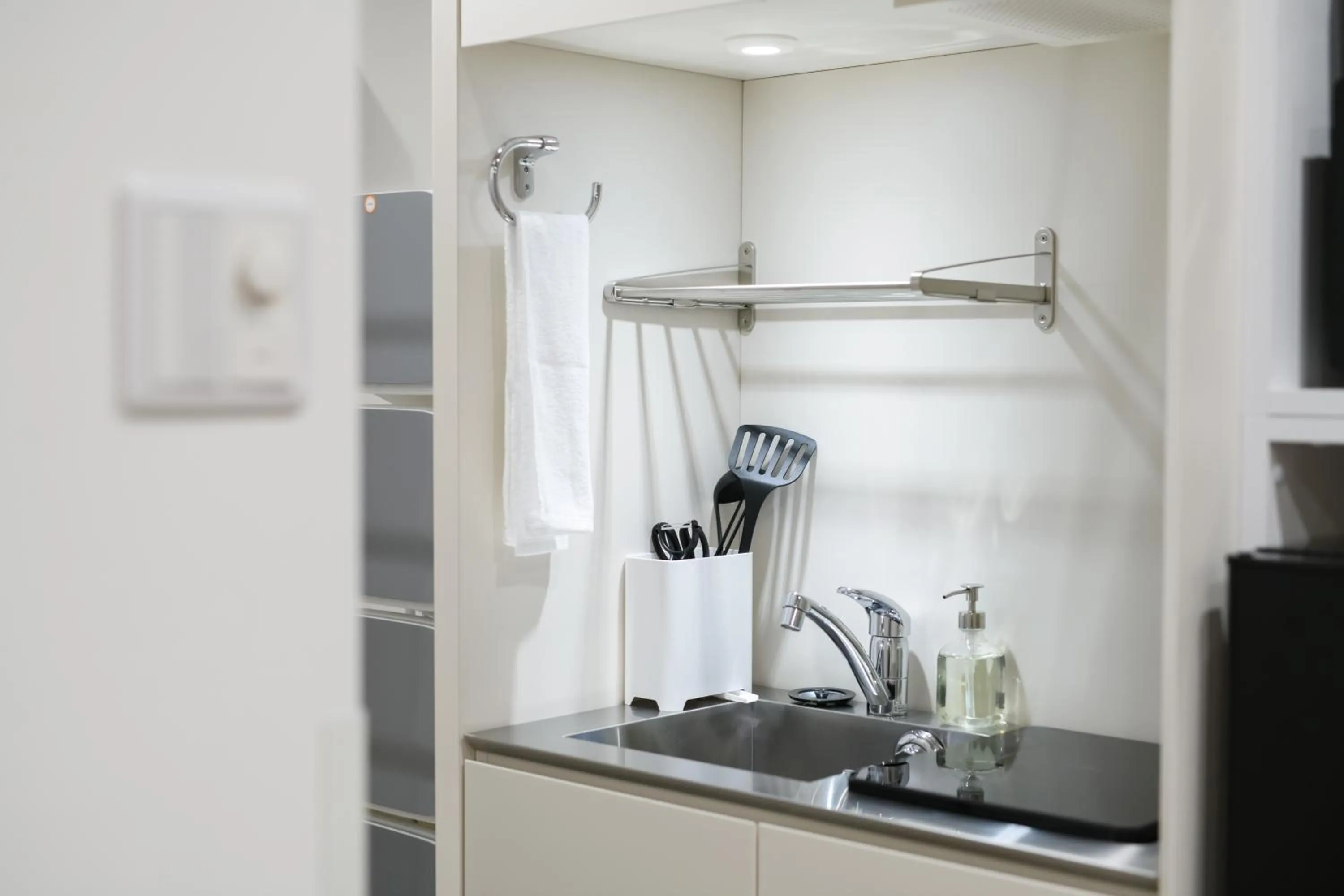 Kitchen or kitchenette in JP INN Kyoto Ekimae Izutsucho