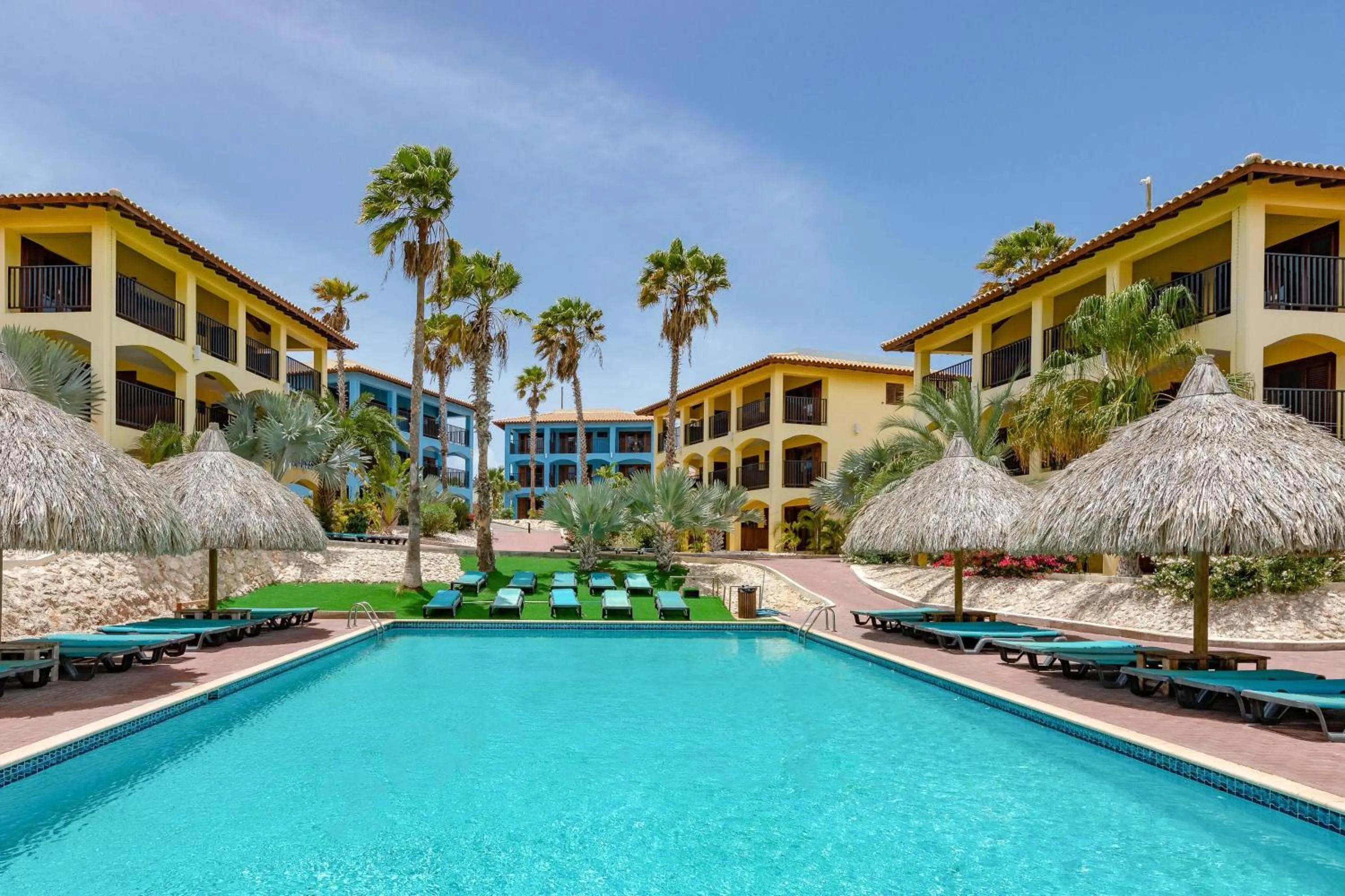 Pool view in Kunuku Resort All Inclusive Curacao, Trademark by Wyndham