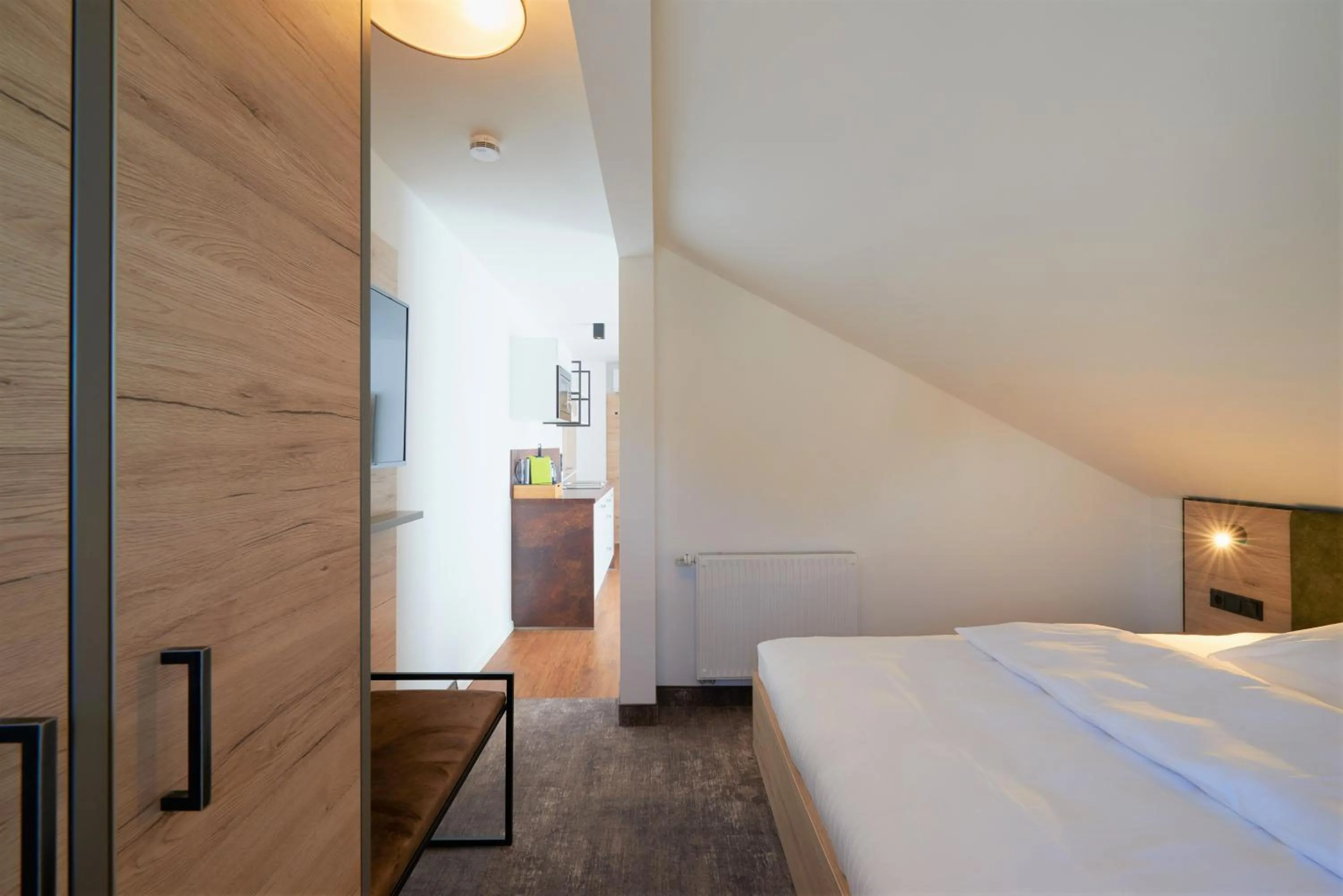 Bed in Schneider APARTMENT ALLERSBERG