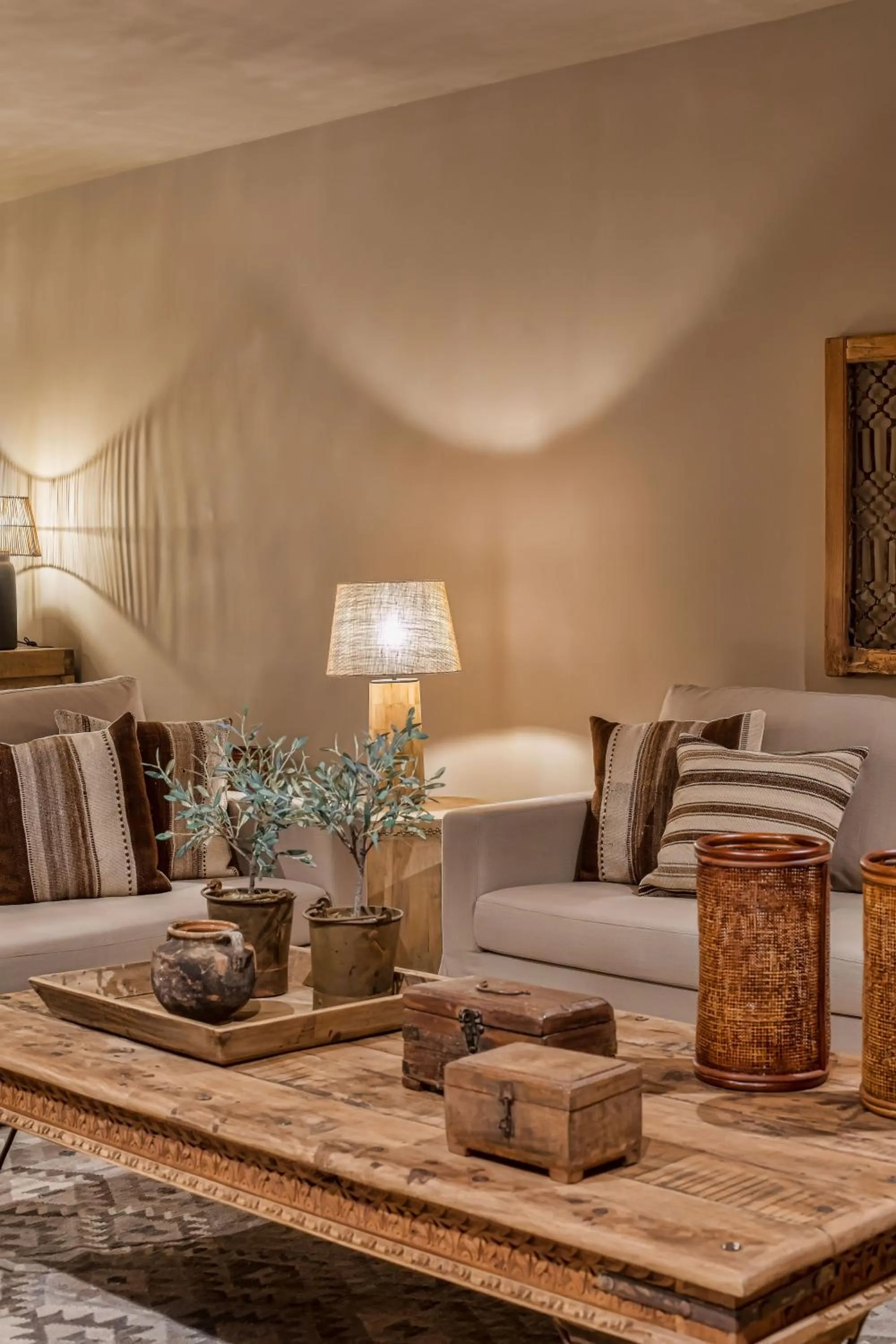 Living room in Terra Rosa Country House & Vineyards