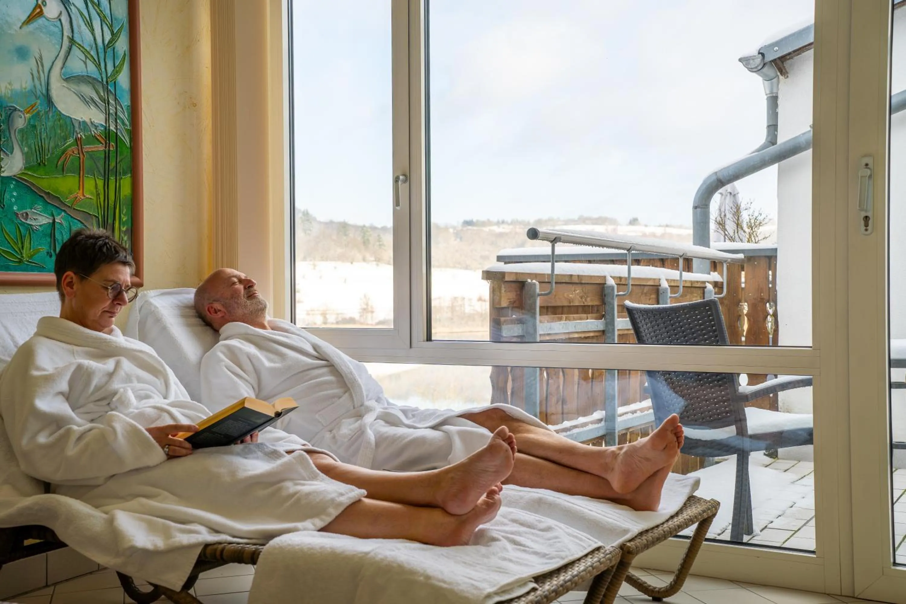 Spa and wellness centre/facilities in Eifel Hotel Schneider am Maar