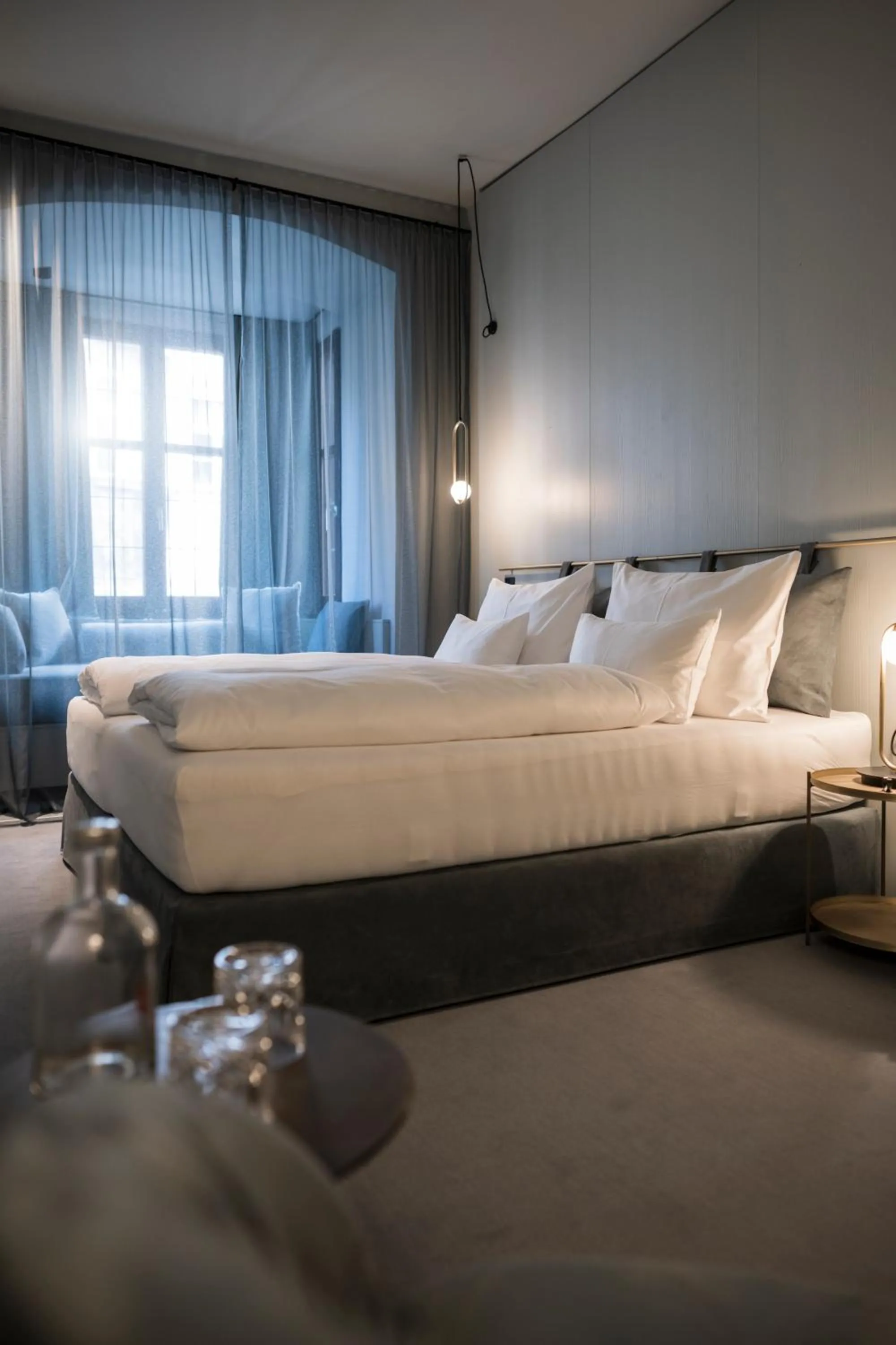 Bed in Altstadthotel Weisses Kreuz