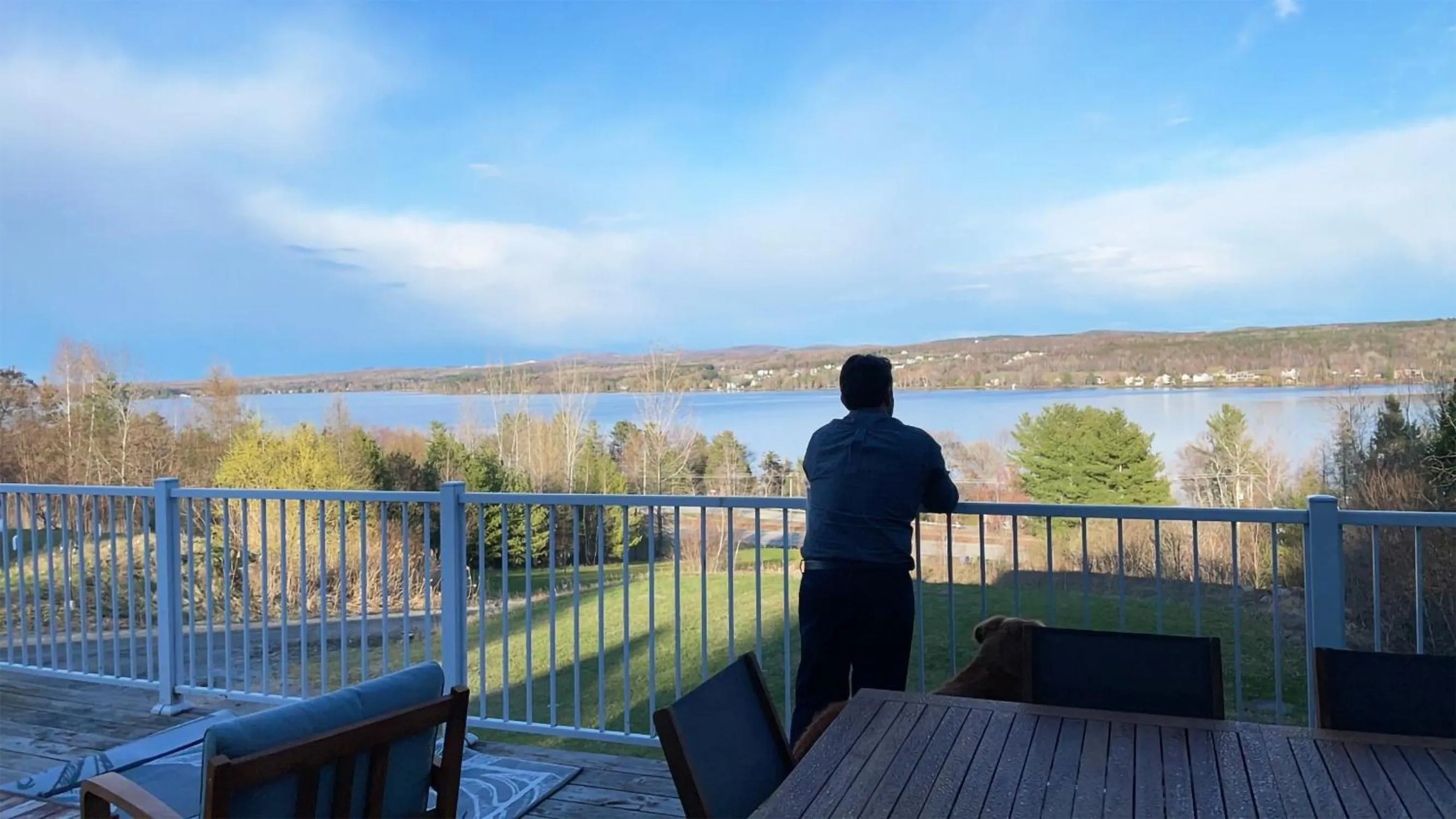 View (from property/room) in Au Sommet du Lac Magog