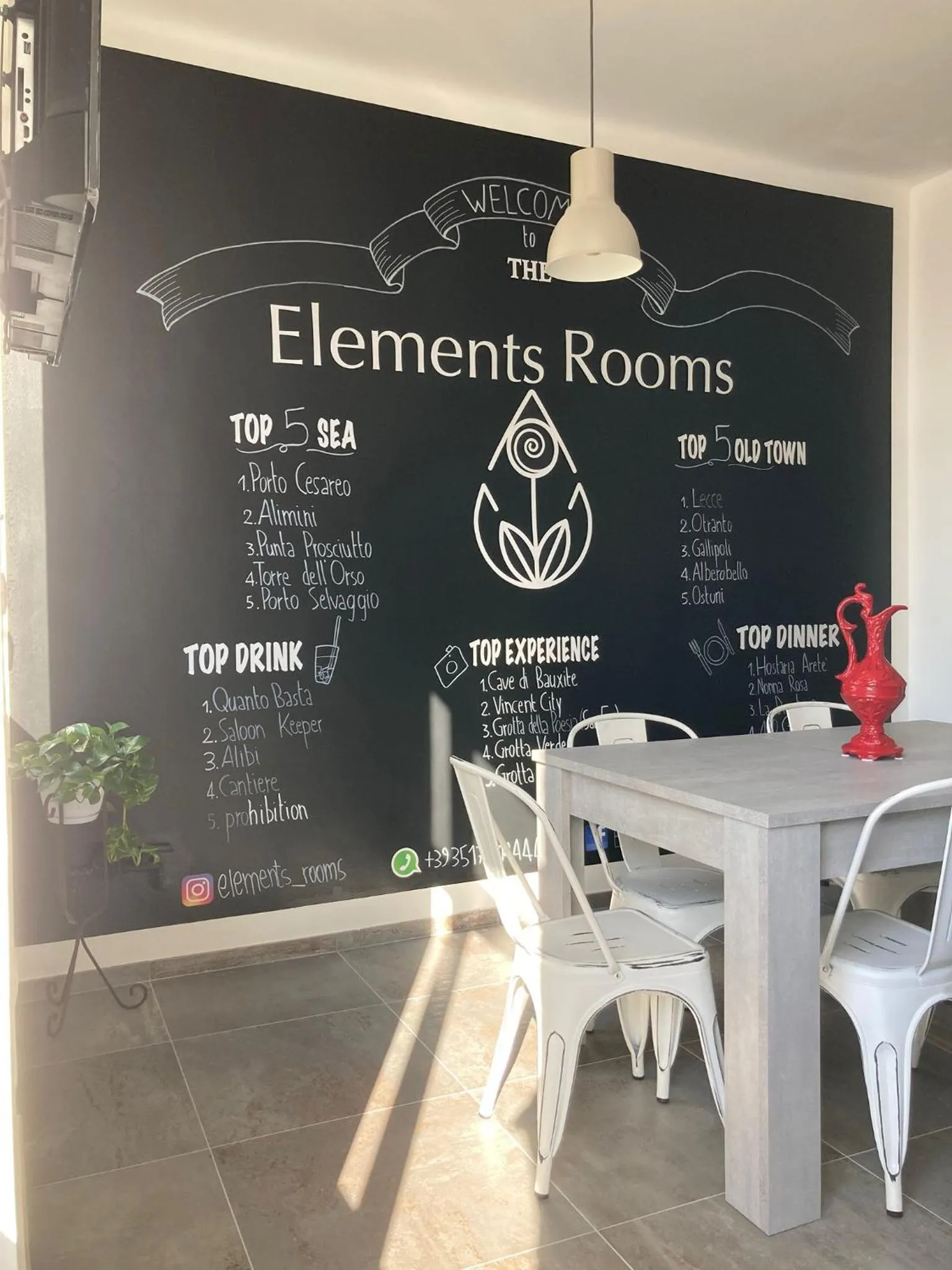 Kitchen or kitchenette in 4 Balconi rooms-Elements B&B