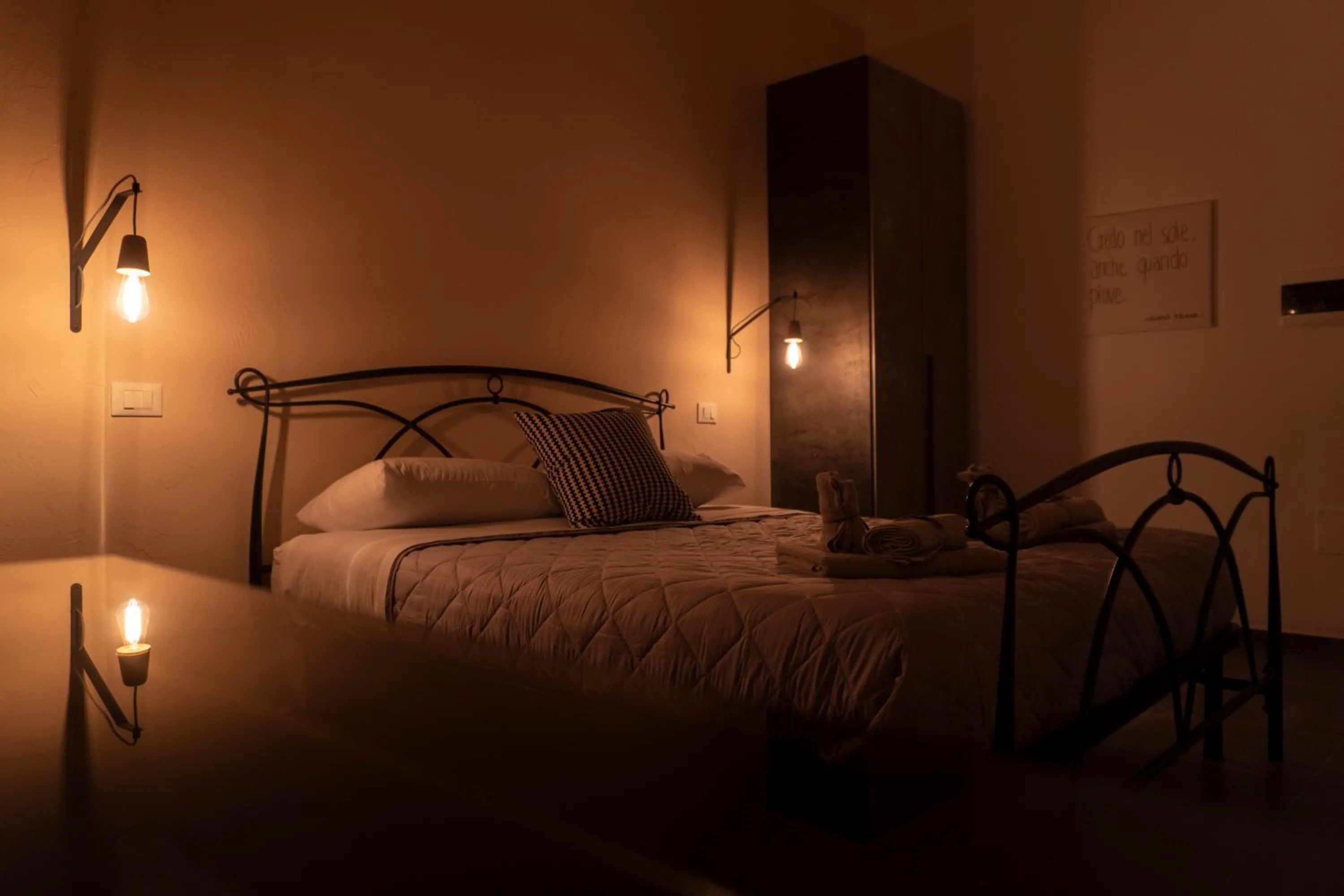 Bed in 4 Balconi rooms-Elements B&B