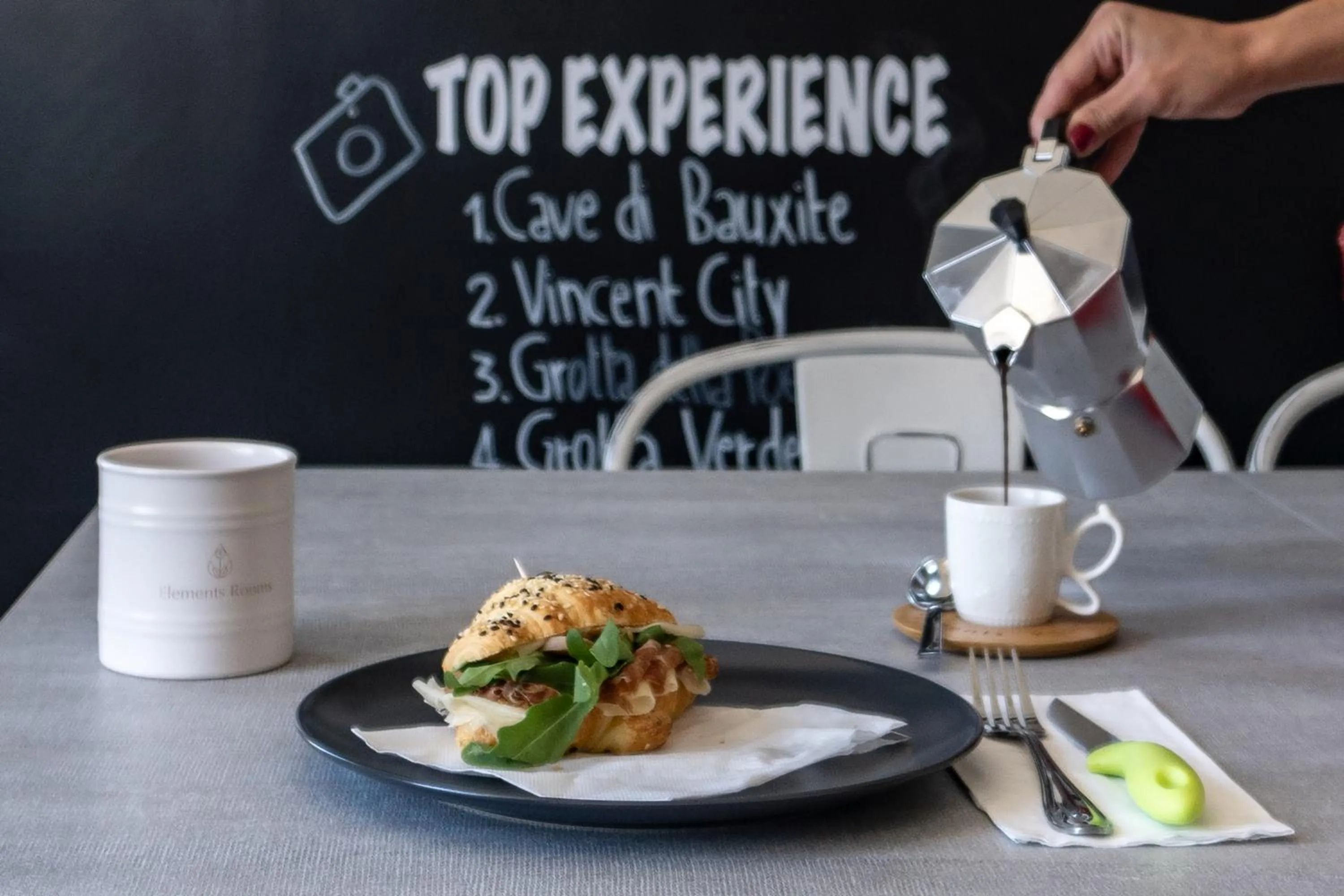 Buffet breakfast in 4 Balconi rooms-Elements B&B