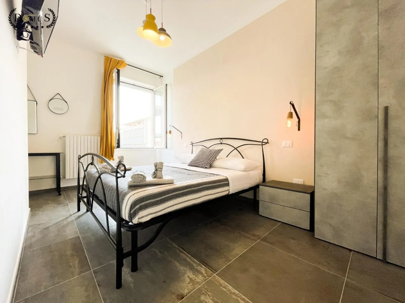 Bed in 4 Balconi rooms-Elements B&B